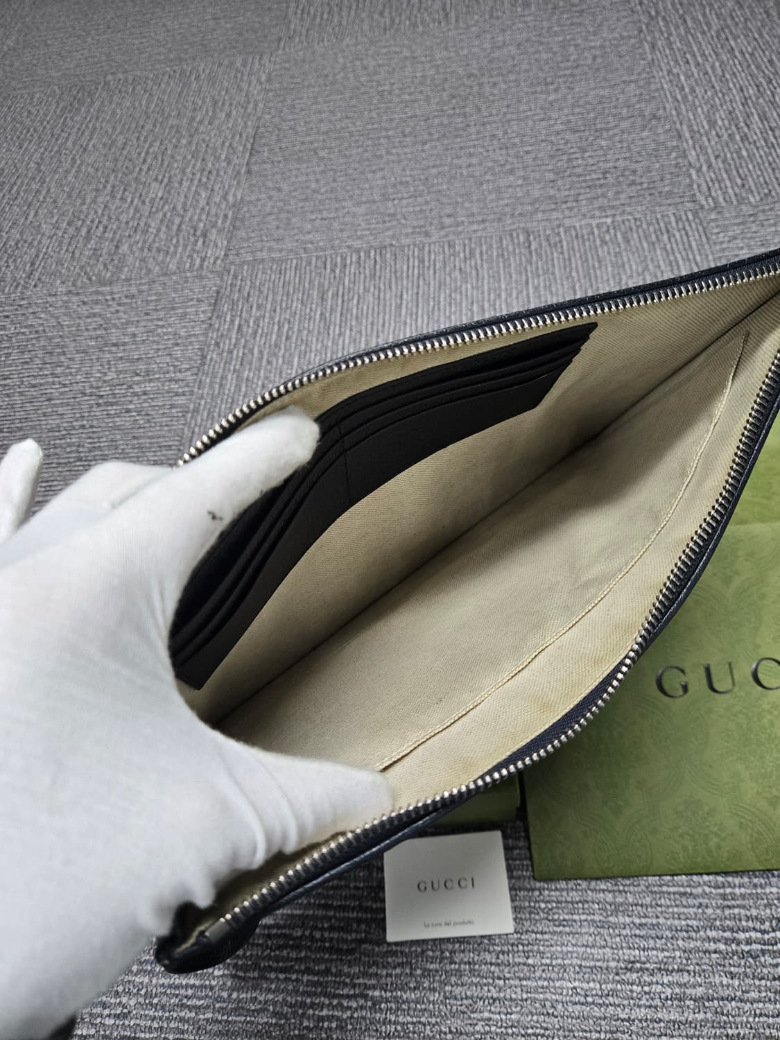 [특가][정품] 구찌 인터로킹 클러치백 상품이미지6