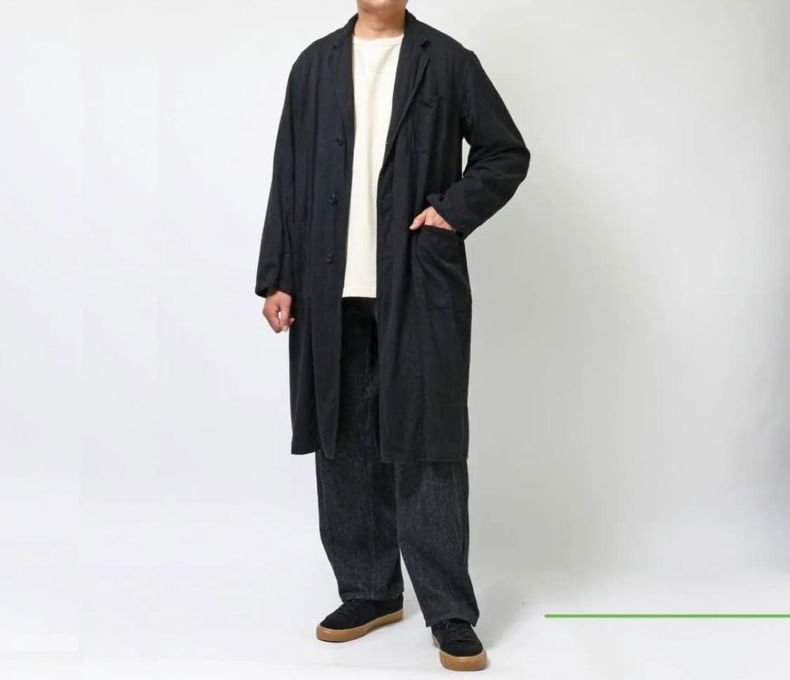 [2] 코모리 실크 냅 코트 상품이미지1