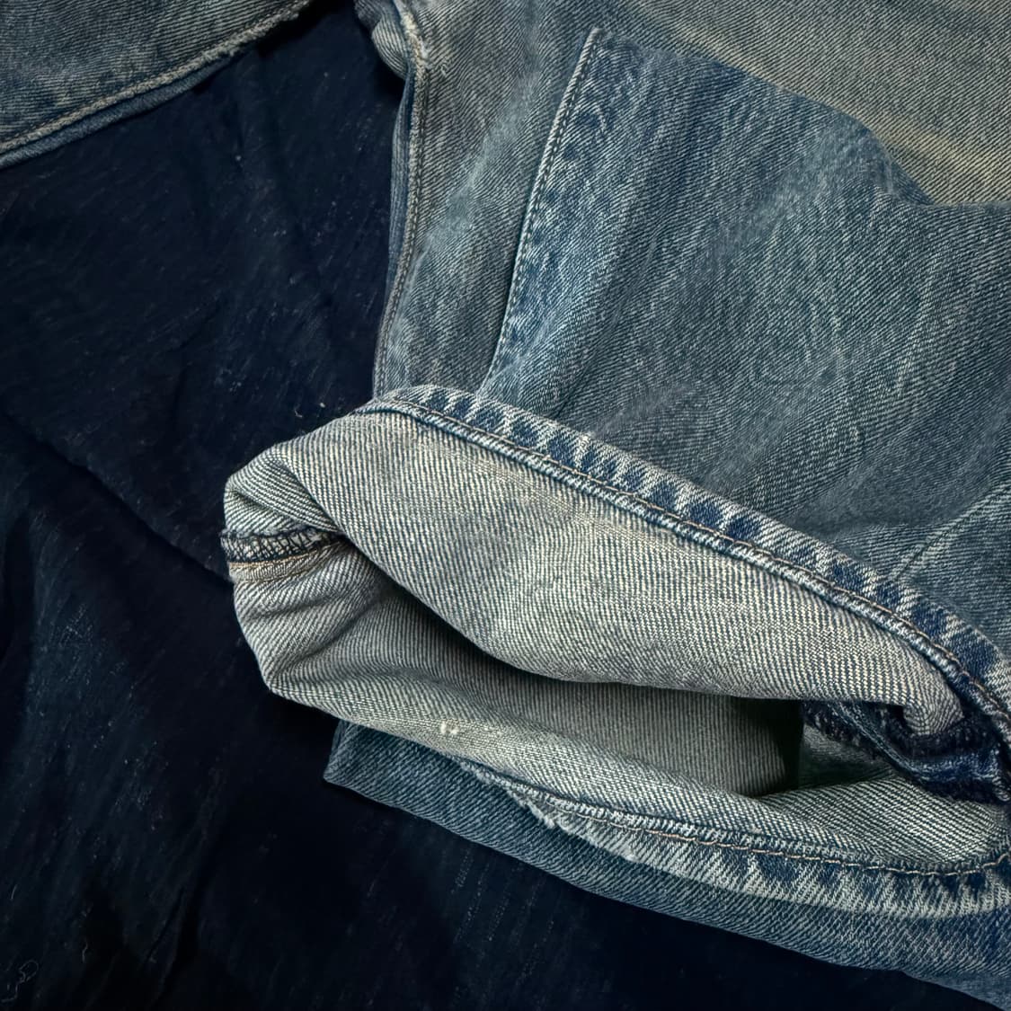 리바이스 501 워시 데님 팬츠 34 상품이미지3