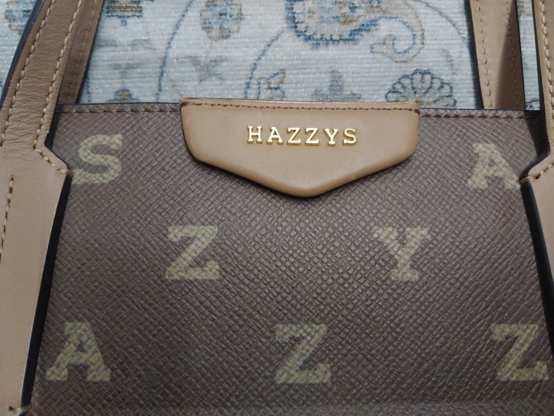 HAZZYS 로고 패턴 토트백 (어깨끈분실) 상품이미지5