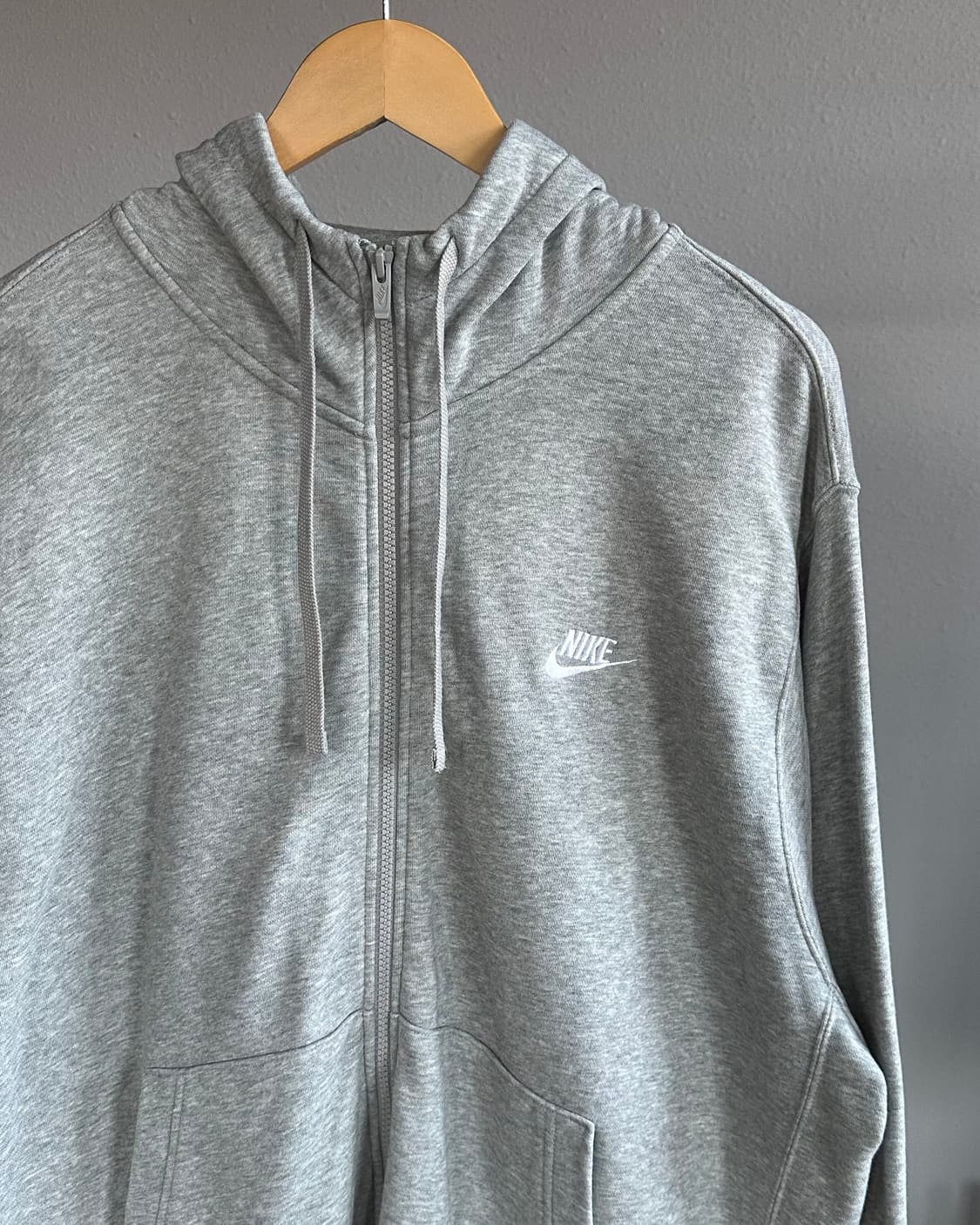 [XL]나이키 NIKE 그레이 후드집업 상품이미지3