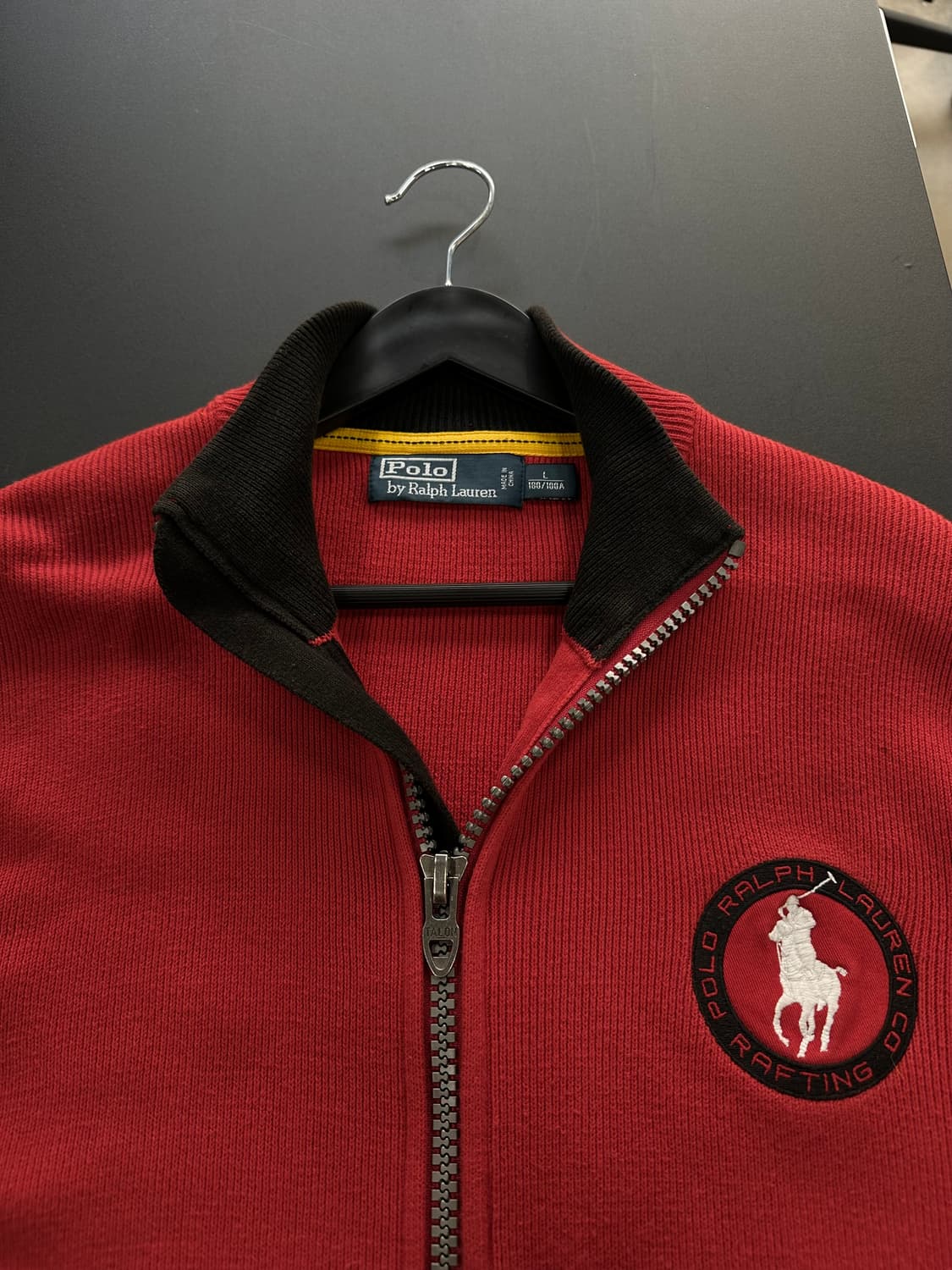 폴로랄프로렌 빅포니PRL1 레이싱 카약 투웨이 니트집업 상품이미지6