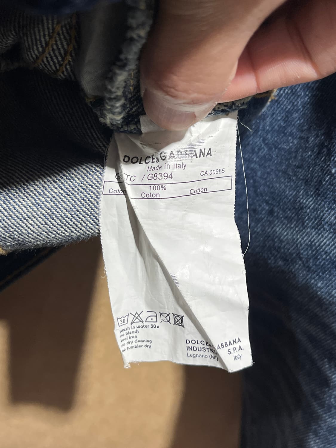 돌체앤 가바나 데님 자켓 상품이미지8