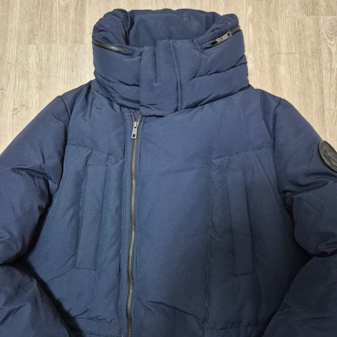 스튜디오 보니 여성 프리미엄 하이넥 덕다운 롱패딩 상품이미지2