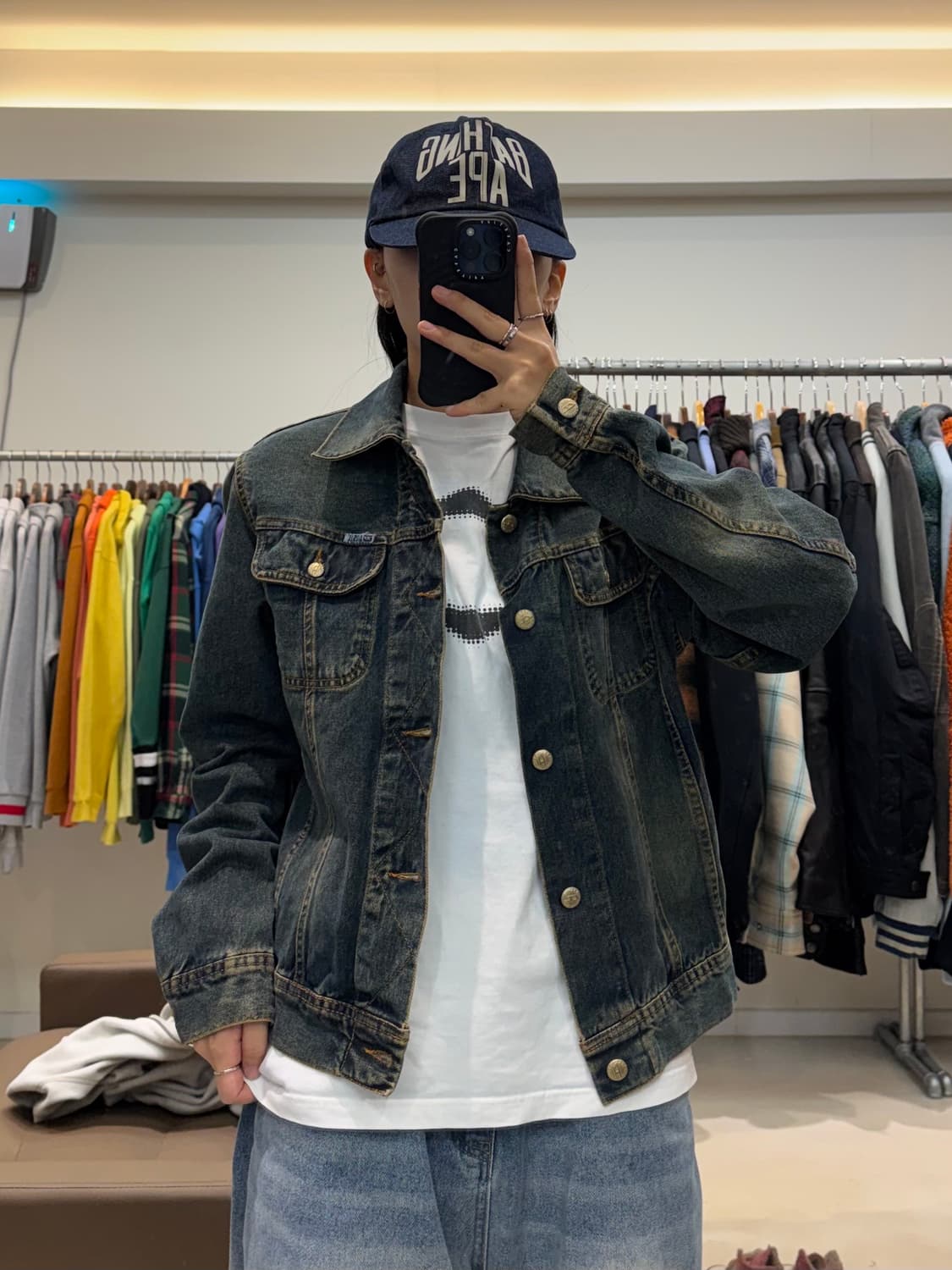 디젤 스티치 크롭 데님자켓 상품이미지6