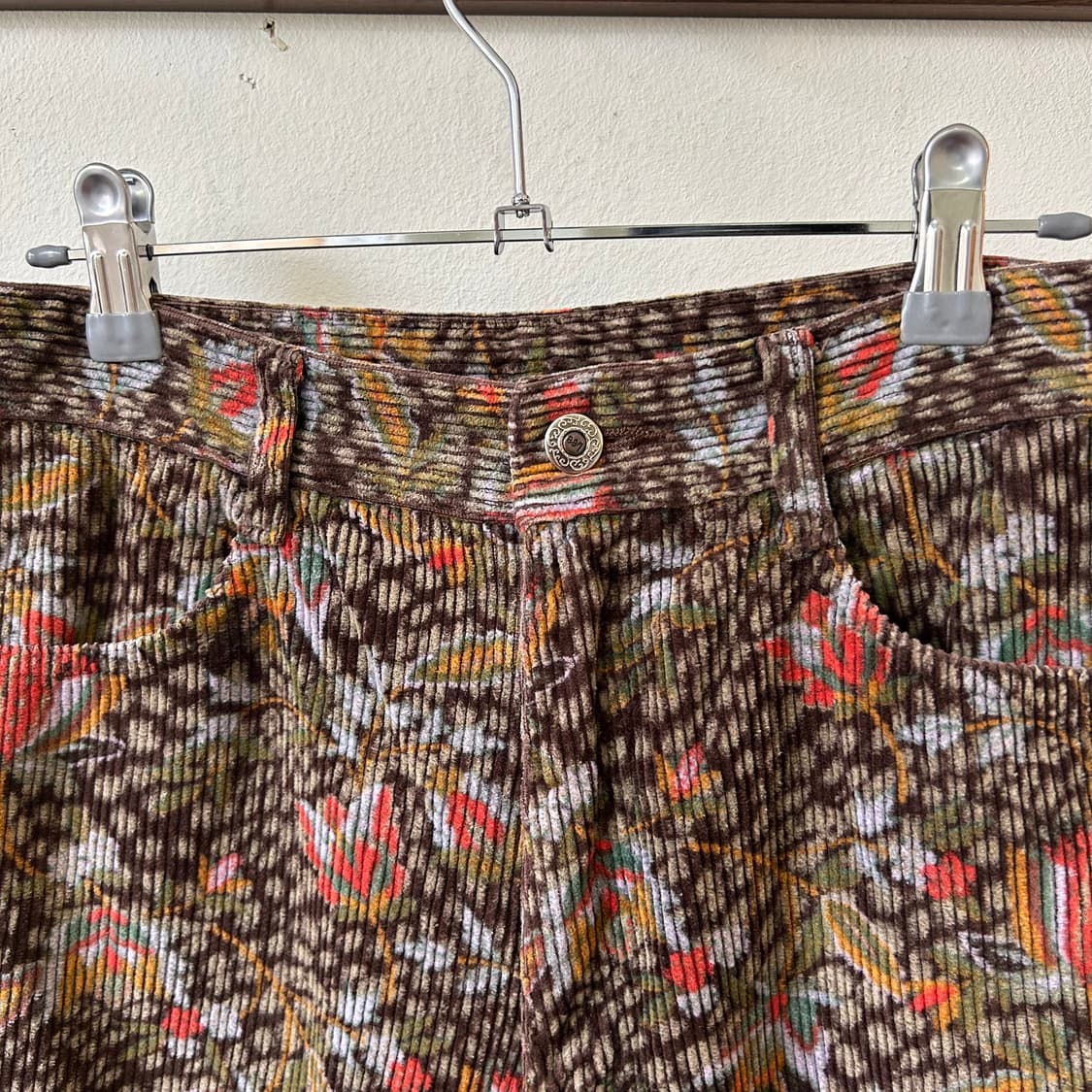 90s LEE 코듀로이 플라워 팬츠 상품이미지5