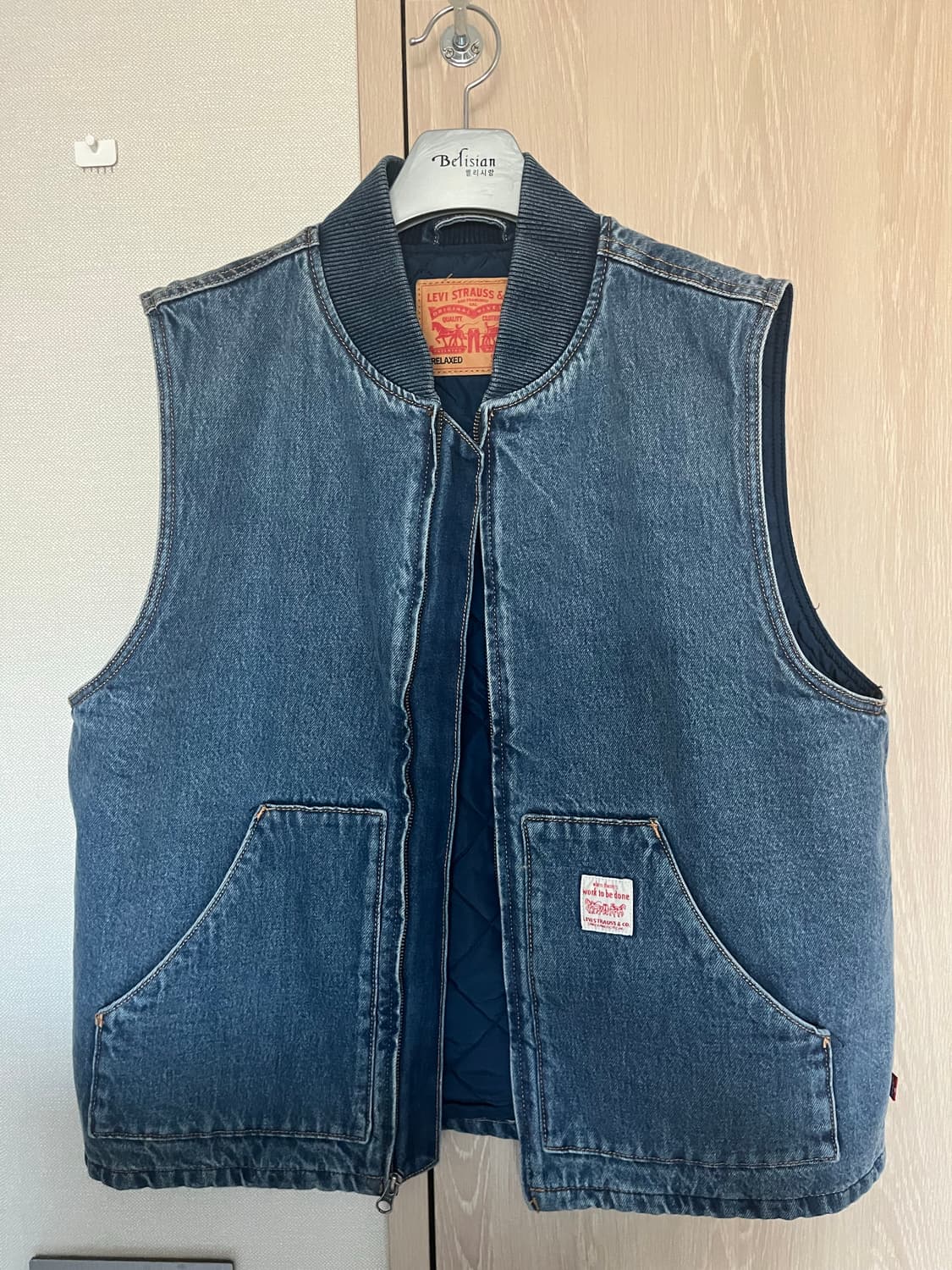 리바이스 워크웨어 센섬 데님 베스트 상품이미지1
