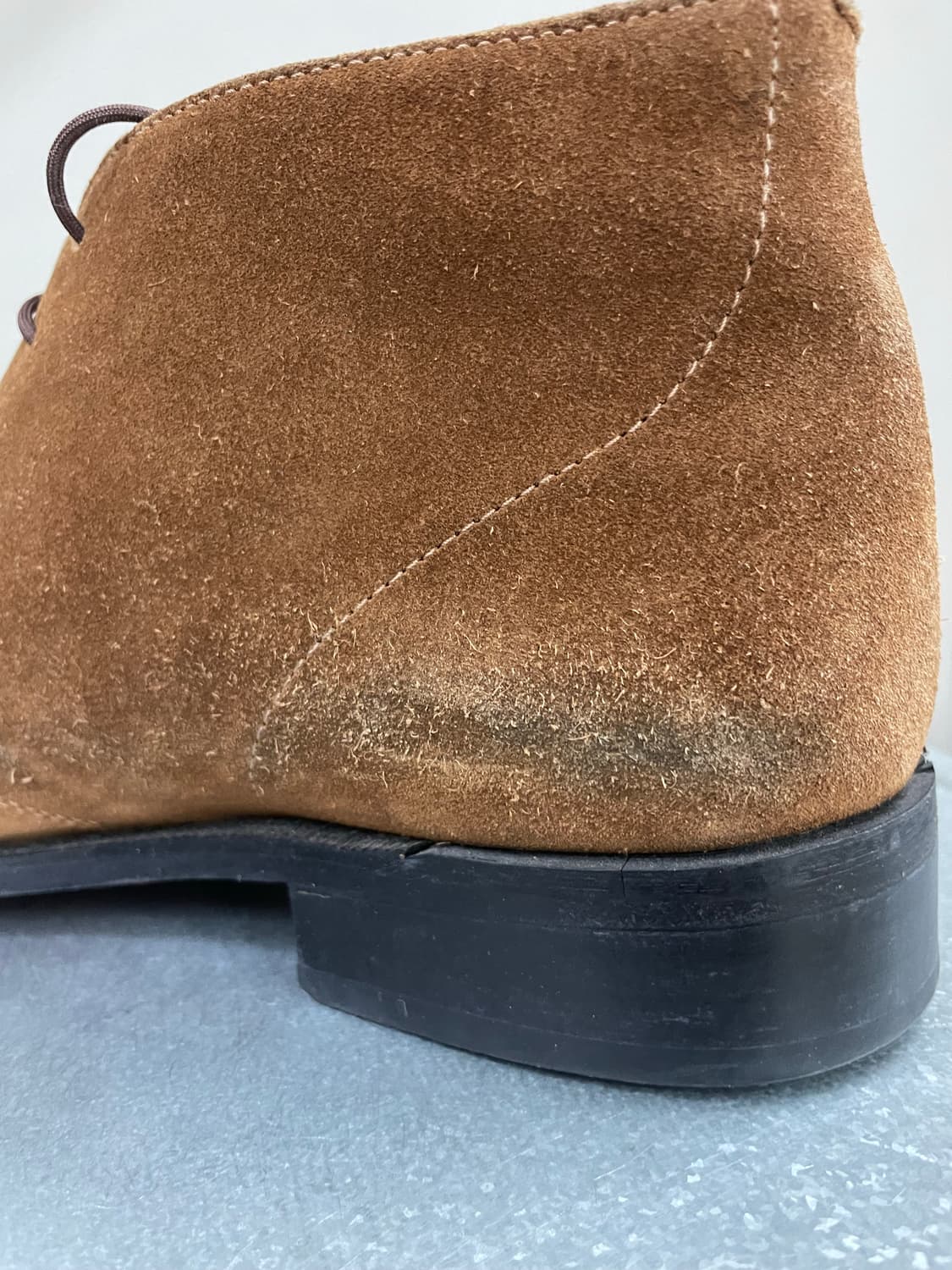 존 화이트 스웨이드 슈즈 9 상품이미지10