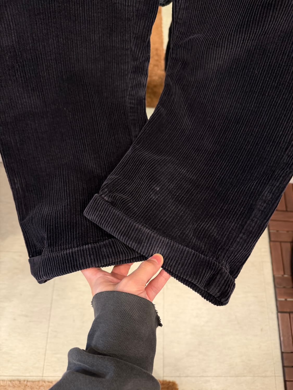 00s ST.John's Bay 빈티지 투턱 코듀로이 팬츠 (33) 상품이미지6