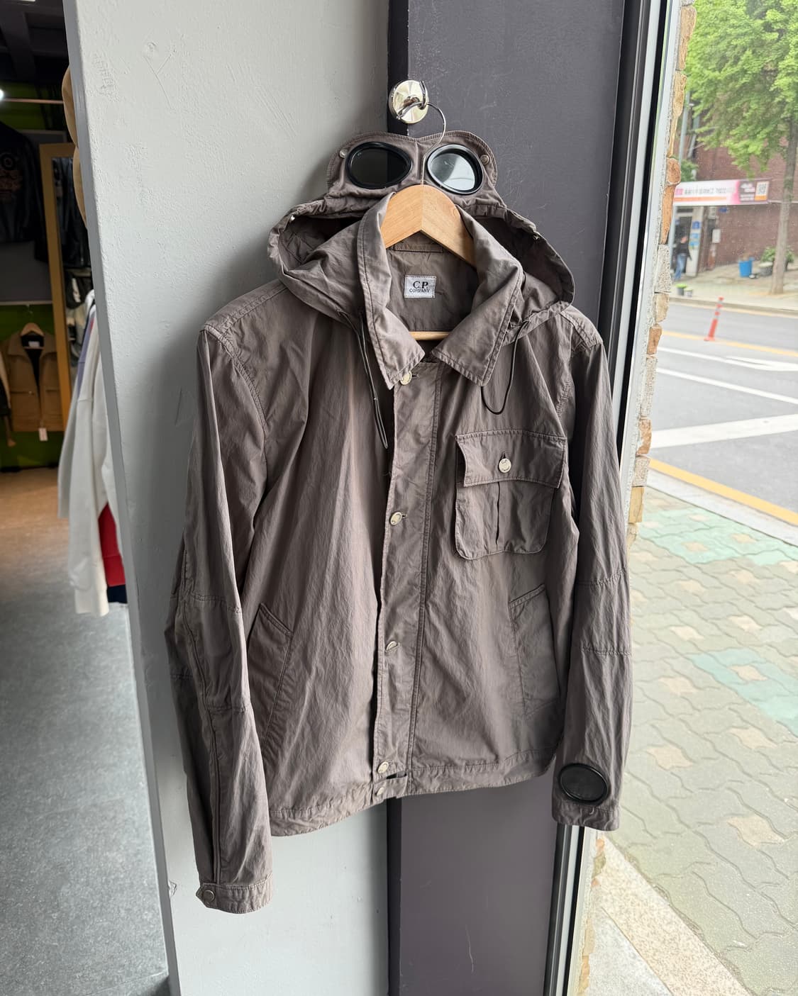 .100~105/ CP컴퍼니 00AW 렌즈 고글 나일론 쉘 자켓 상품이미지2