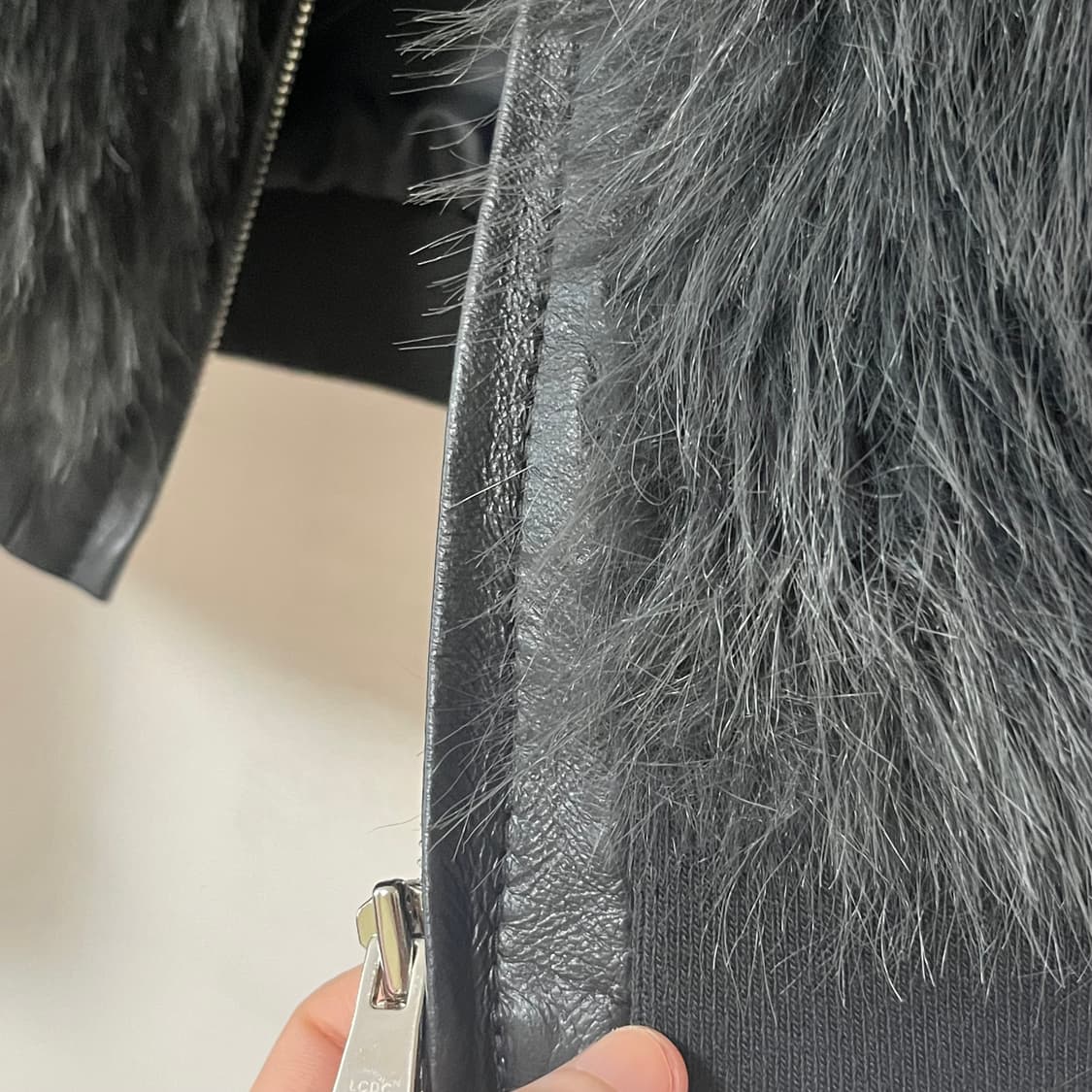 lcdc 엘씨디씨 퍼 집업 그레이 -새제품 상품이미지6