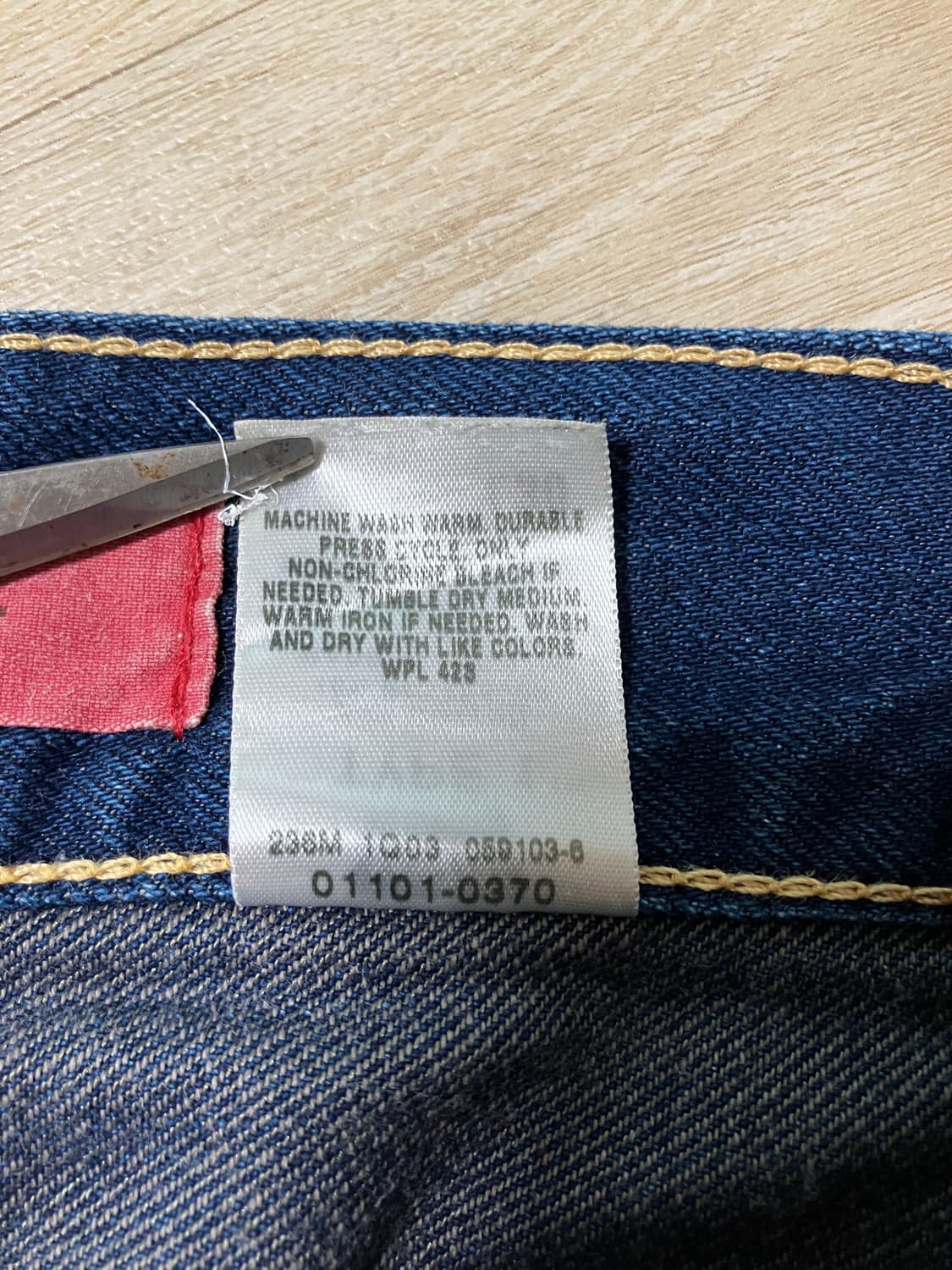 리바이스 타입원 아이코닉 스트레이트 31X30 (기장수선95cm) 상품이미지4