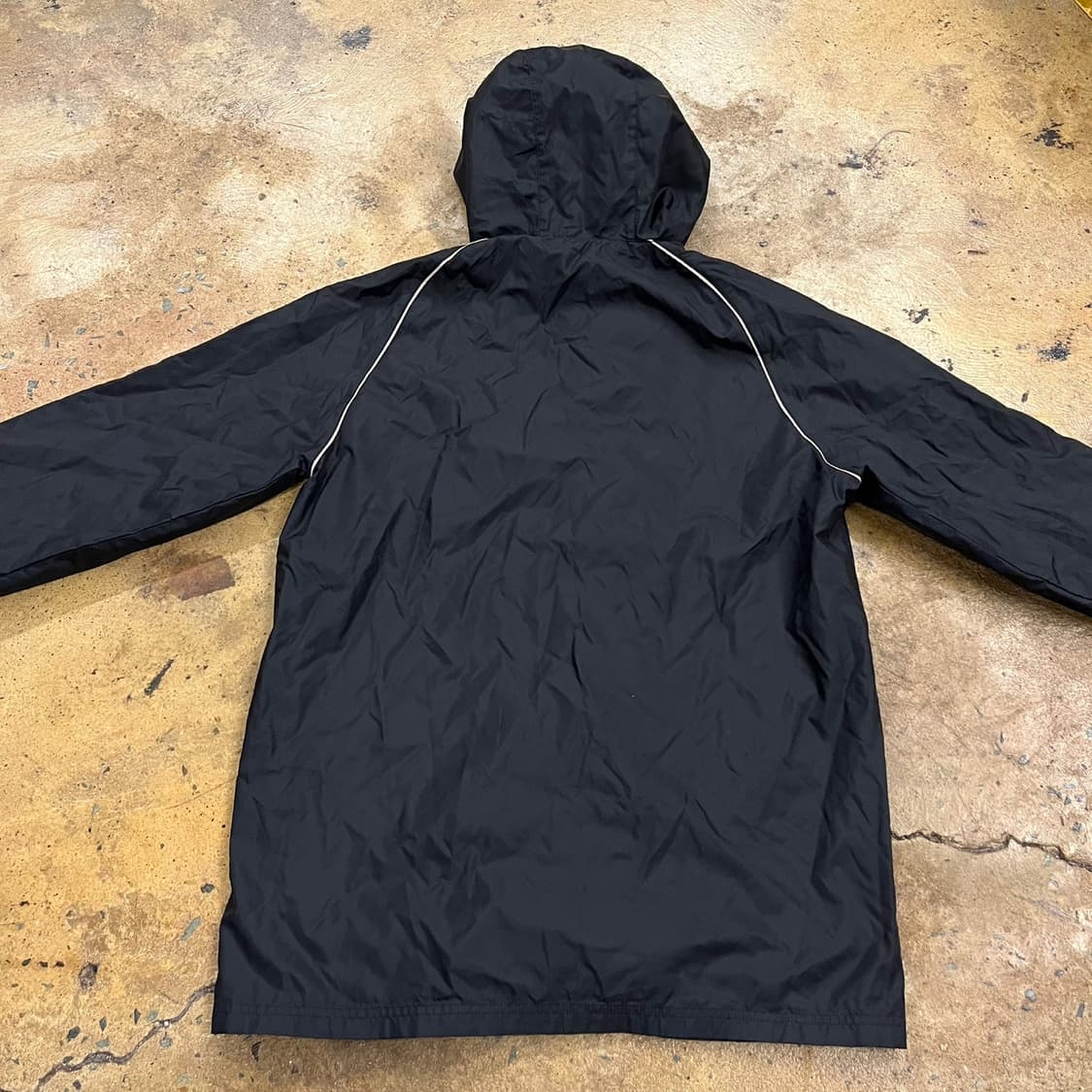 [정품/100,L] 아디다스 후드 바람막이 자켓 블랙 b16 상품이미지4