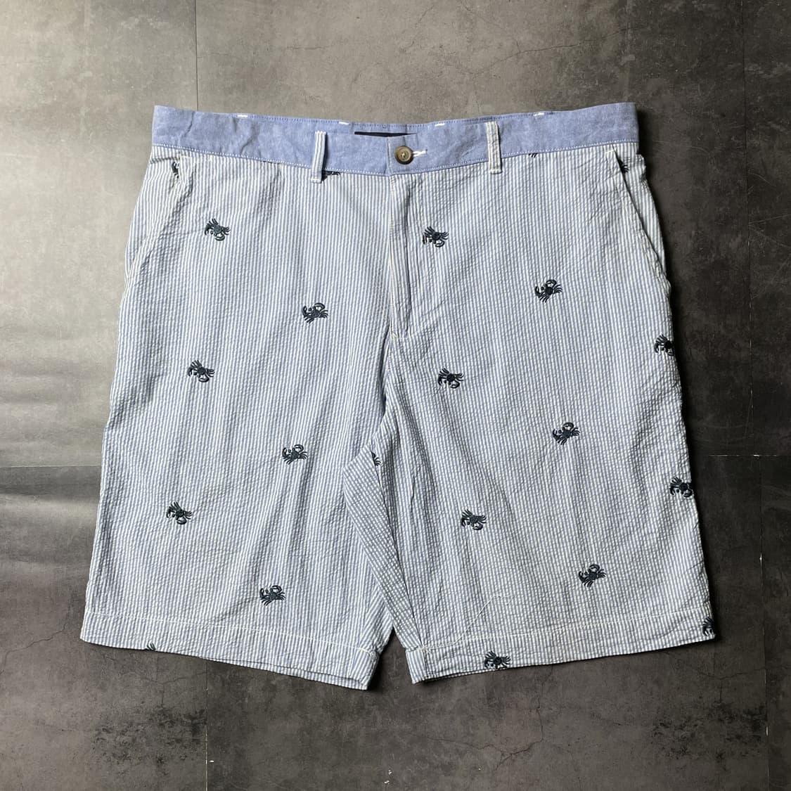 TOMMY HILFIGER 토미힐피거 스트라이프 하프팬츠 A01229 상품이미지1