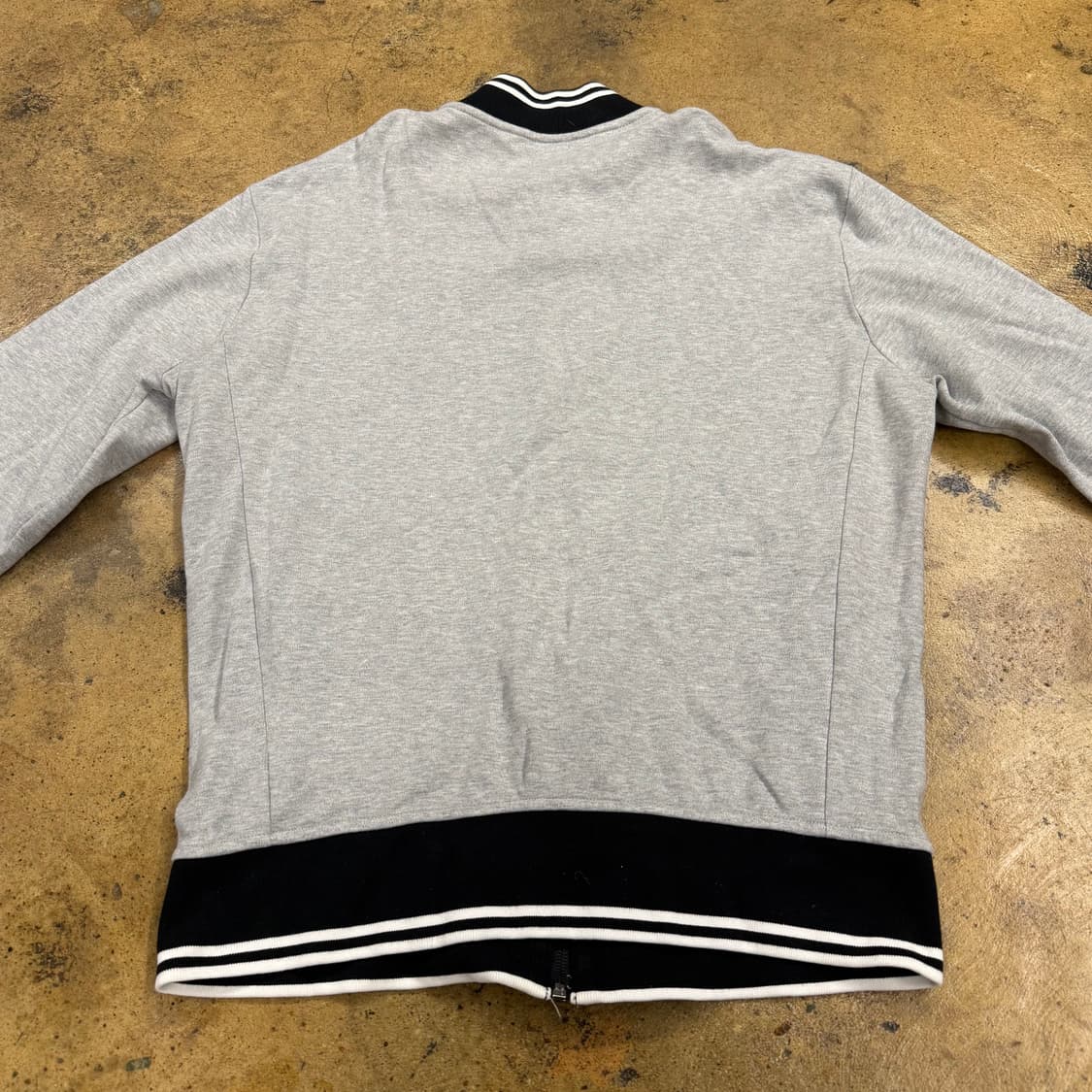 폴로 랄프로렌 그레이 블랙 회검 면 코튼 집업  상품이미지4