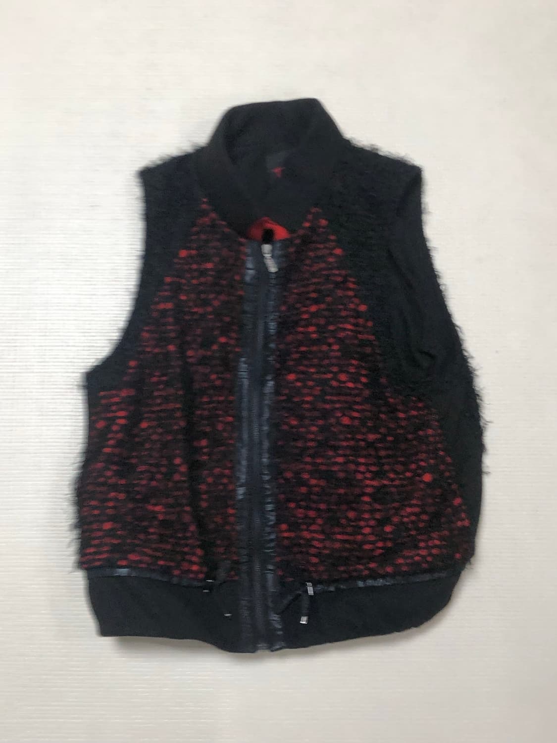 빈티지 펑크 블랙 레드 베스트 상품이미지8