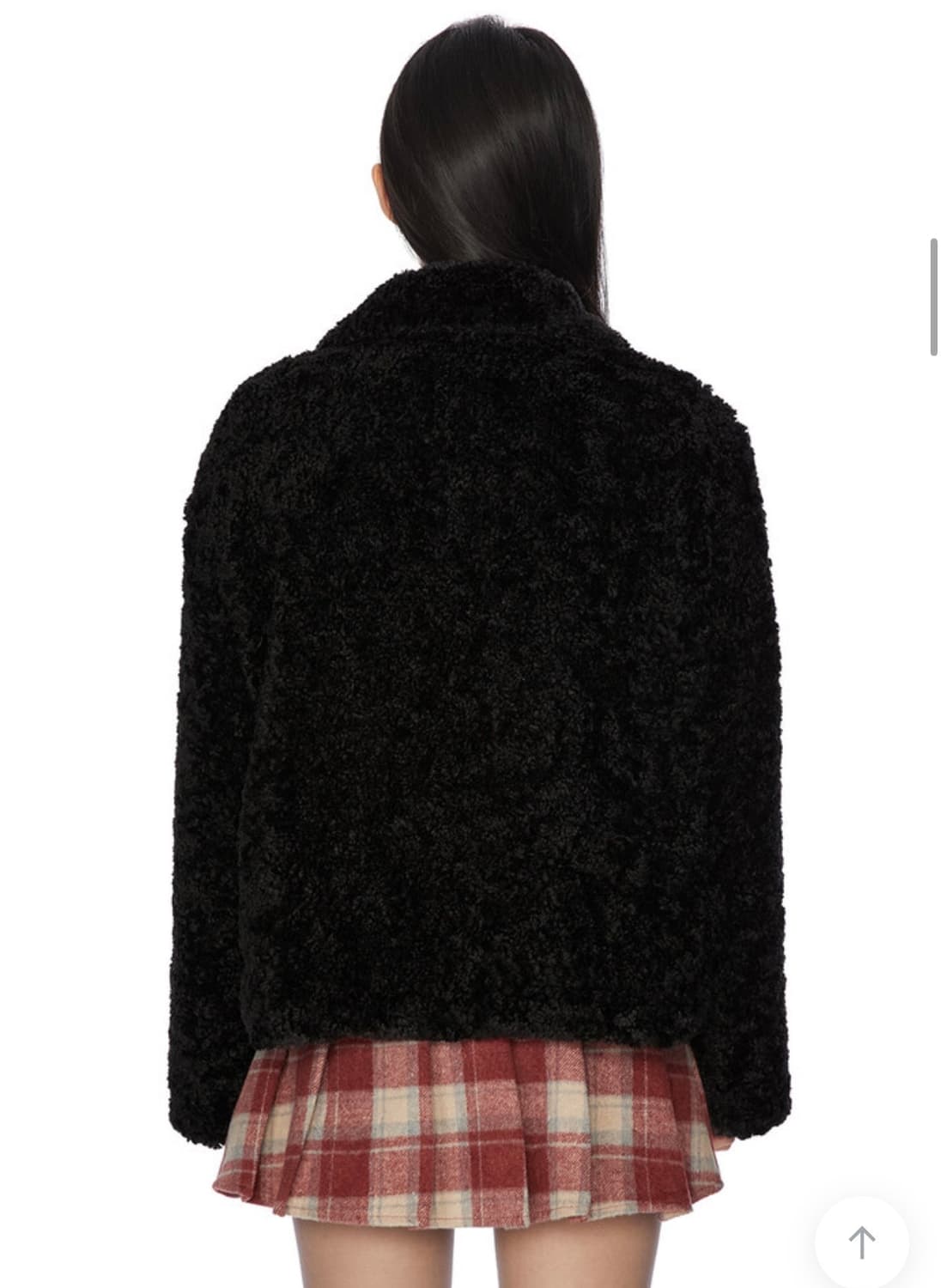 포르테나 퍼자켓 블랙 상품이미지3