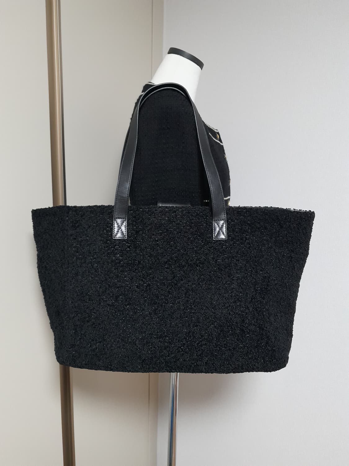 샤넬 빈티지 테리백 블랙 상품이미지3