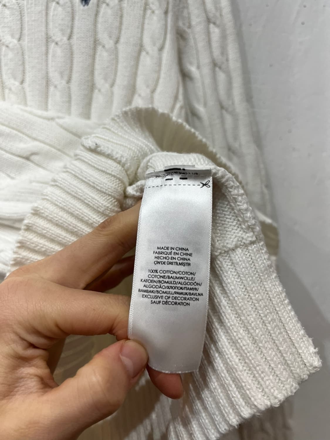 폴로랄프로렌 코튼 케이블 니트 우먼즈 상품이미지5