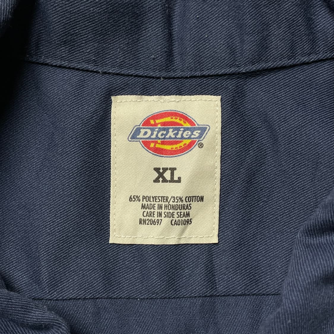 DICKIES 디키즈 빈티지 네이비 플랩포켓 반팔 워크셔츠 A01018 상품이미지9
