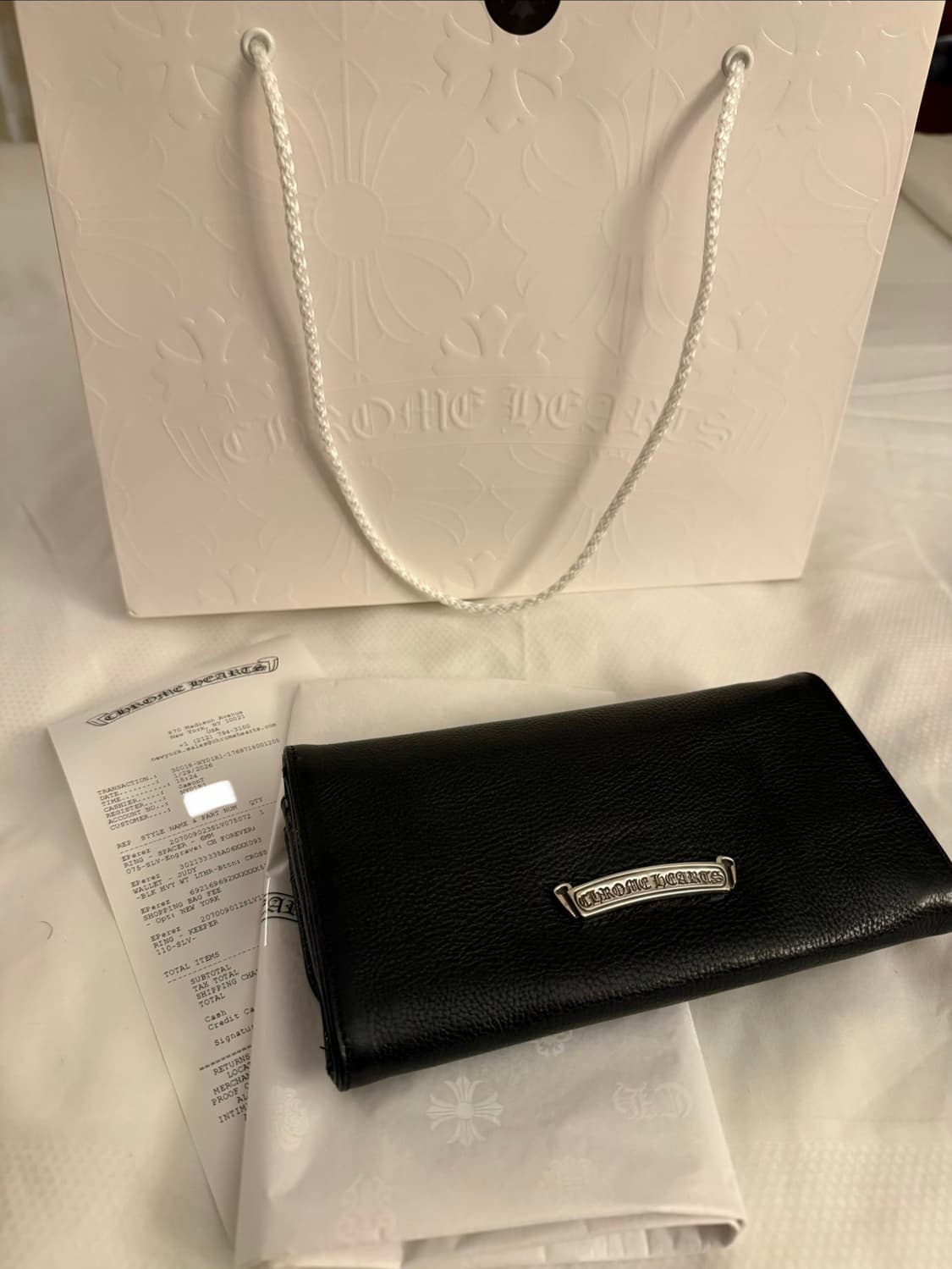 크롬하츠 주디 원볼 크로스 장지갑 새상품 판매합니다. 상품이미지5