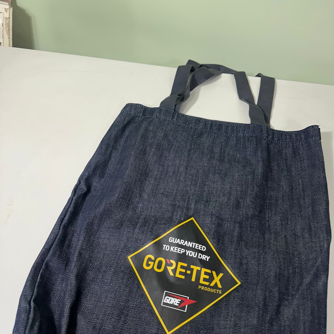 OS 고어텍스 생지 데님 에코백 상품이미지1