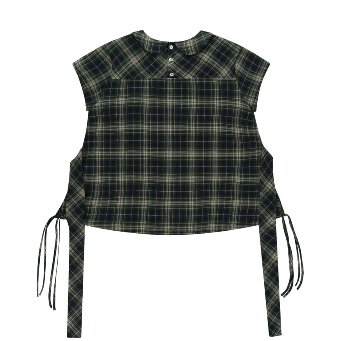 코이세이오 보우 블라우스 체크 상품이미지3