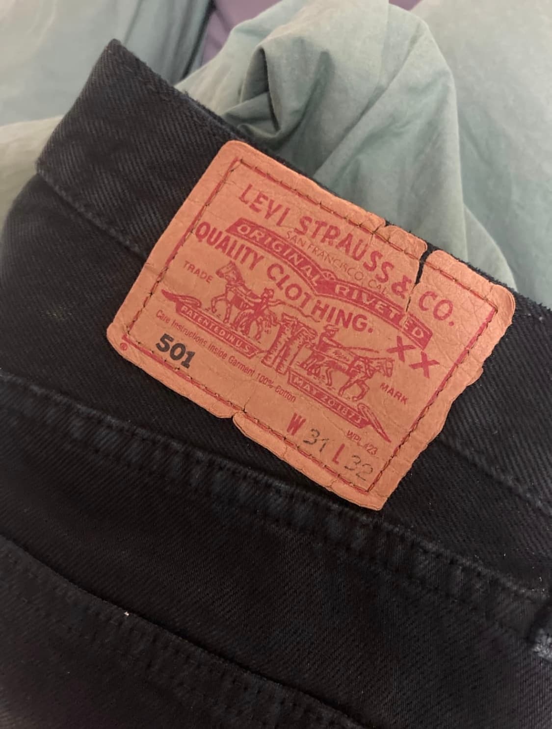 리바이스 501 블랙 상품이미지3