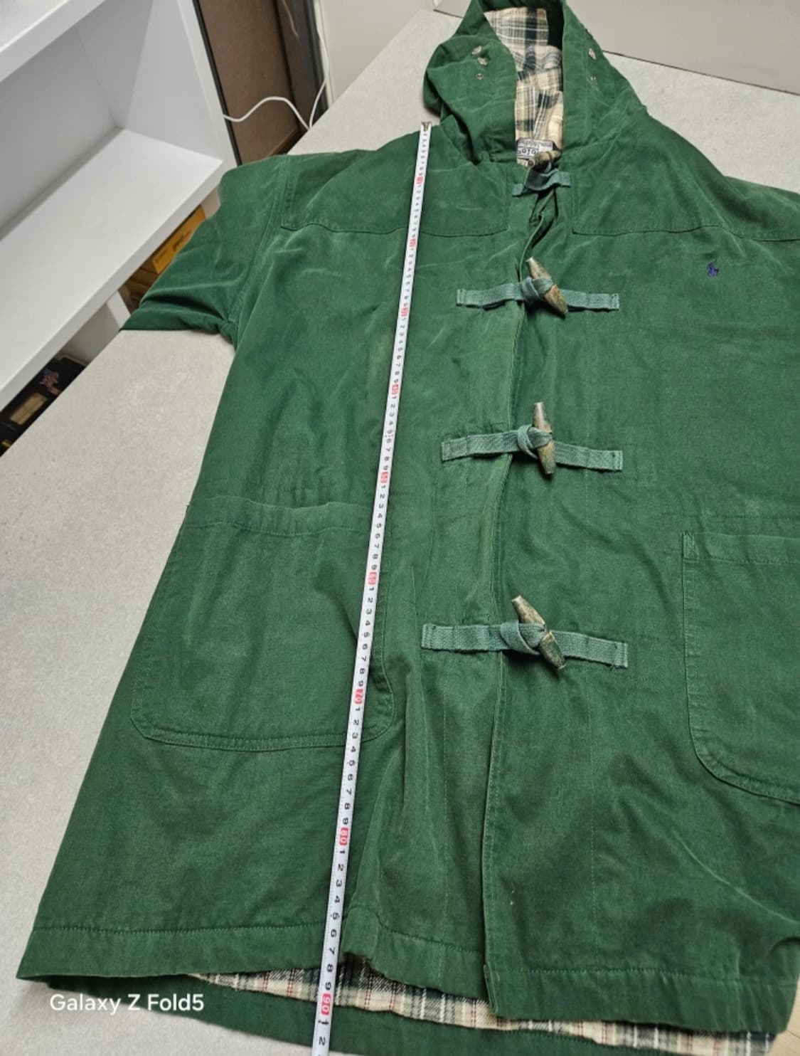 빈티지 폴로 시에라 더플 코트  그린 XL 상품이미지4