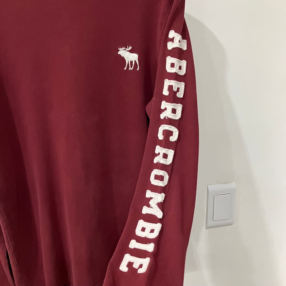 159 아베크롬비 롱슬리브 버건디 와인 상품이미지2