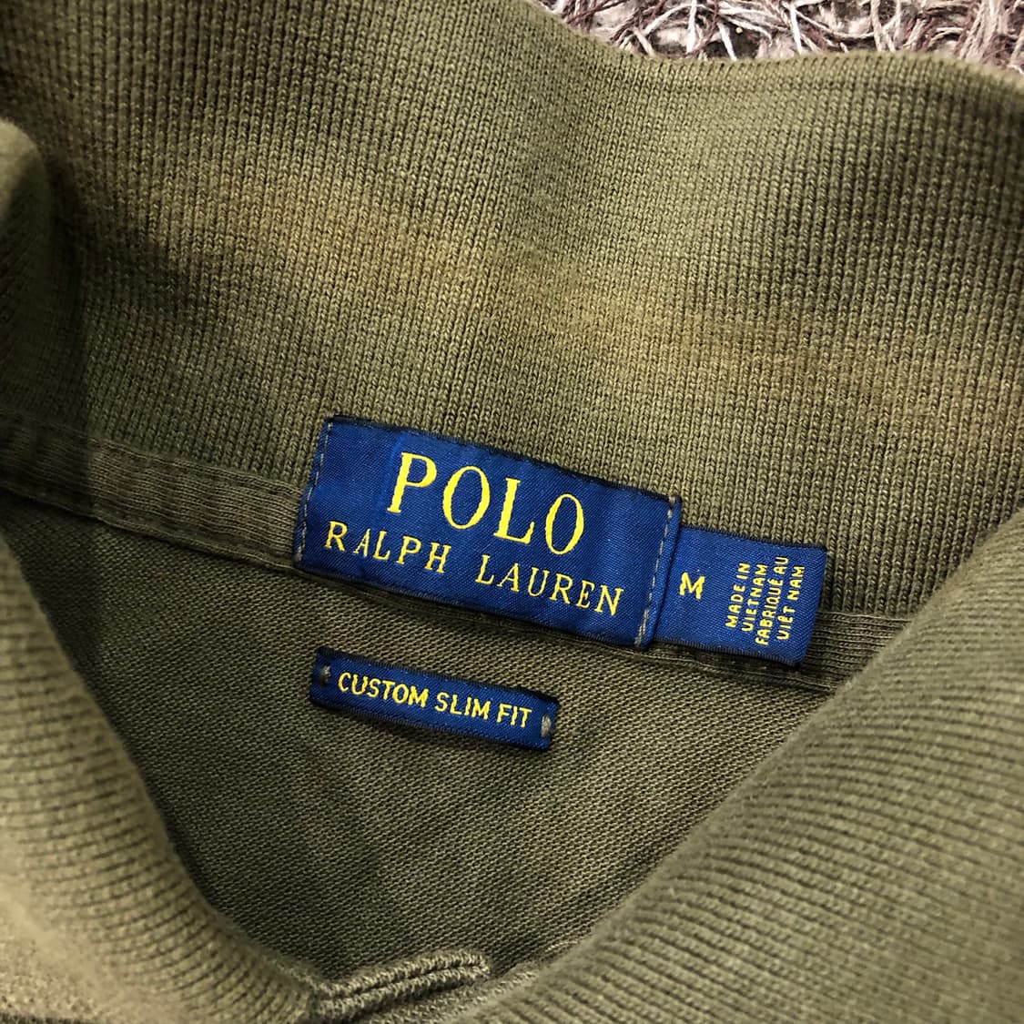 폴로 랄프로렌 카키 PK 카라 반팔 티셔츠 상품이미지3