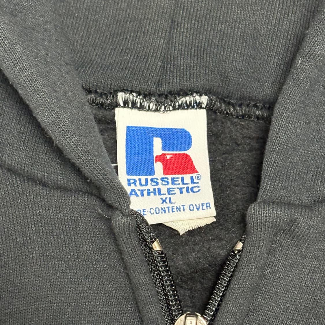 00s 러셀 후드집업 블랙 상품이미지6