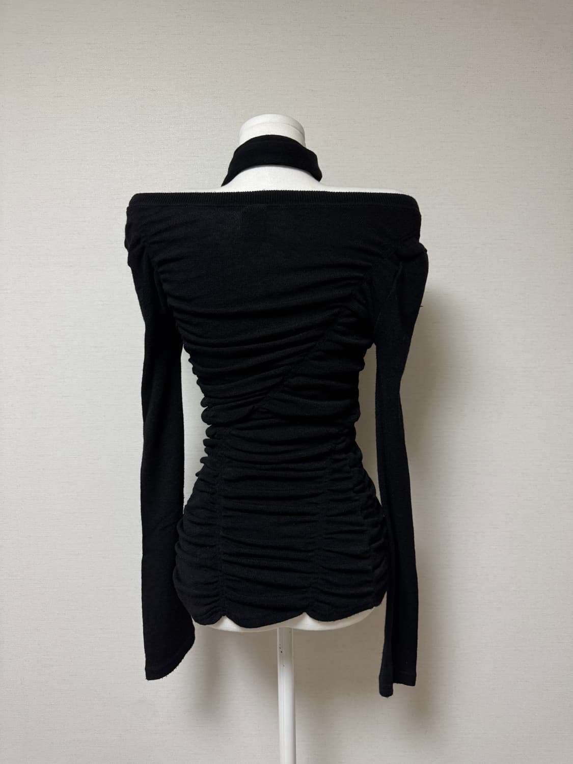 나체) 셔링 롱슬리브 니트티 상품이미지4