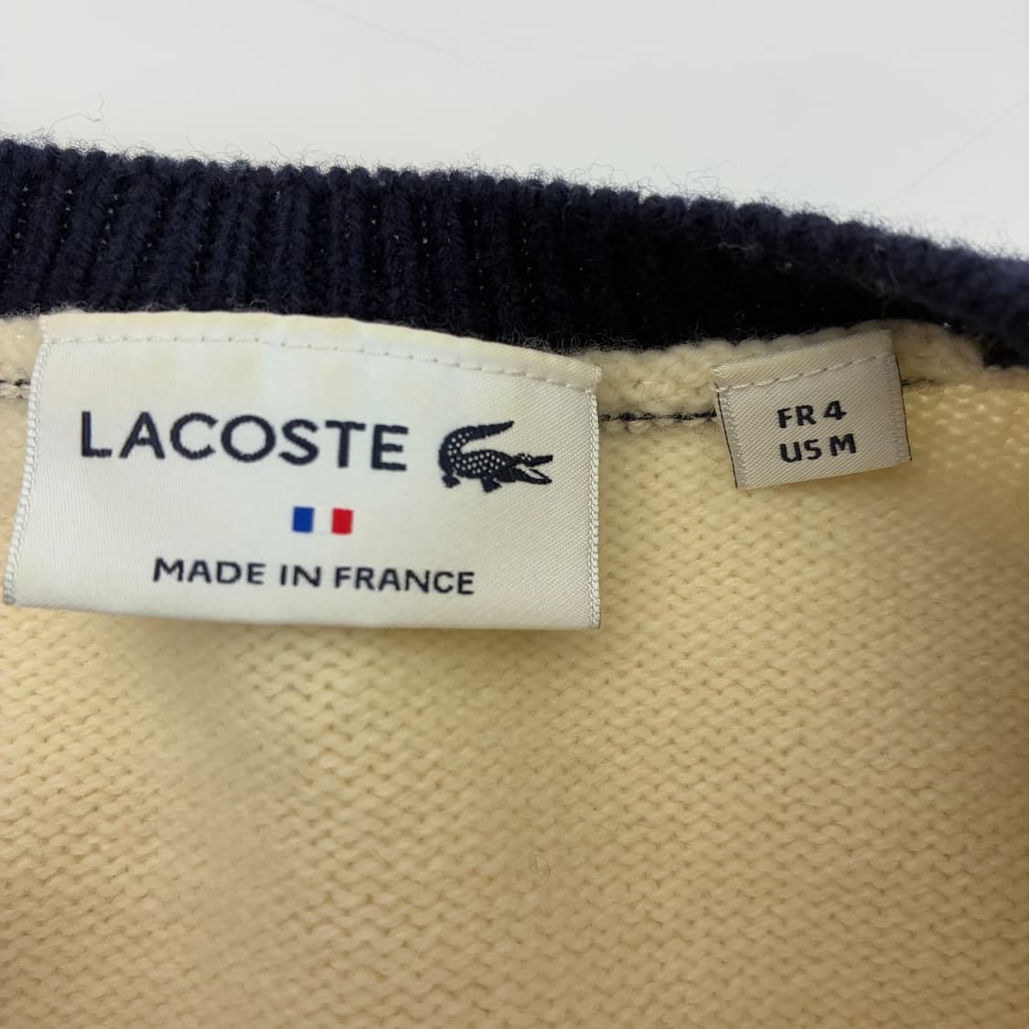 Lacoste  라코스테 자수 메리노울 니트  상품이미지5