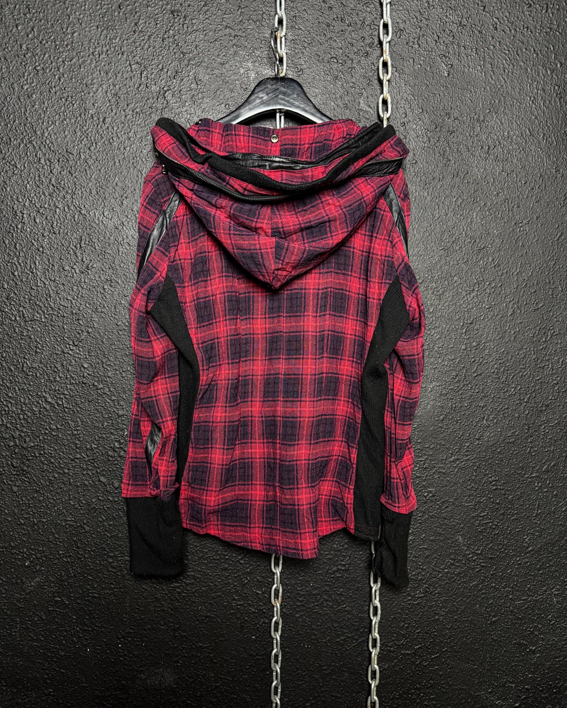Jack Rose – Red Check Deep Hood Jacket   상품이미지8