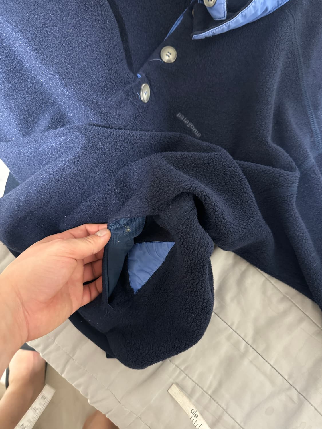 파타고니아 플리스 네이비 XL (L사이즈감)made in usa 상품이미지10