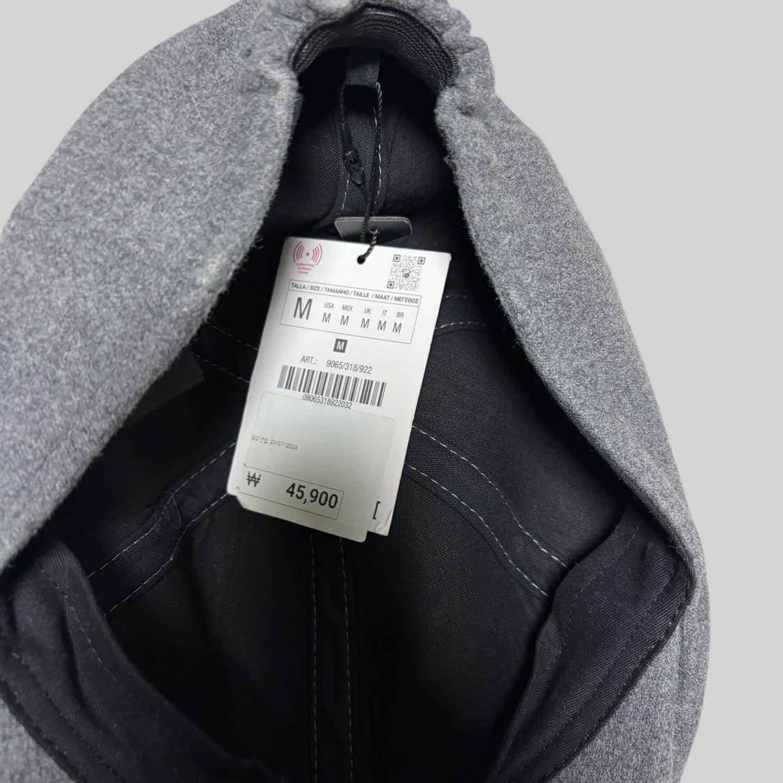 자라 플란넬 베레모 M 상품이미지4