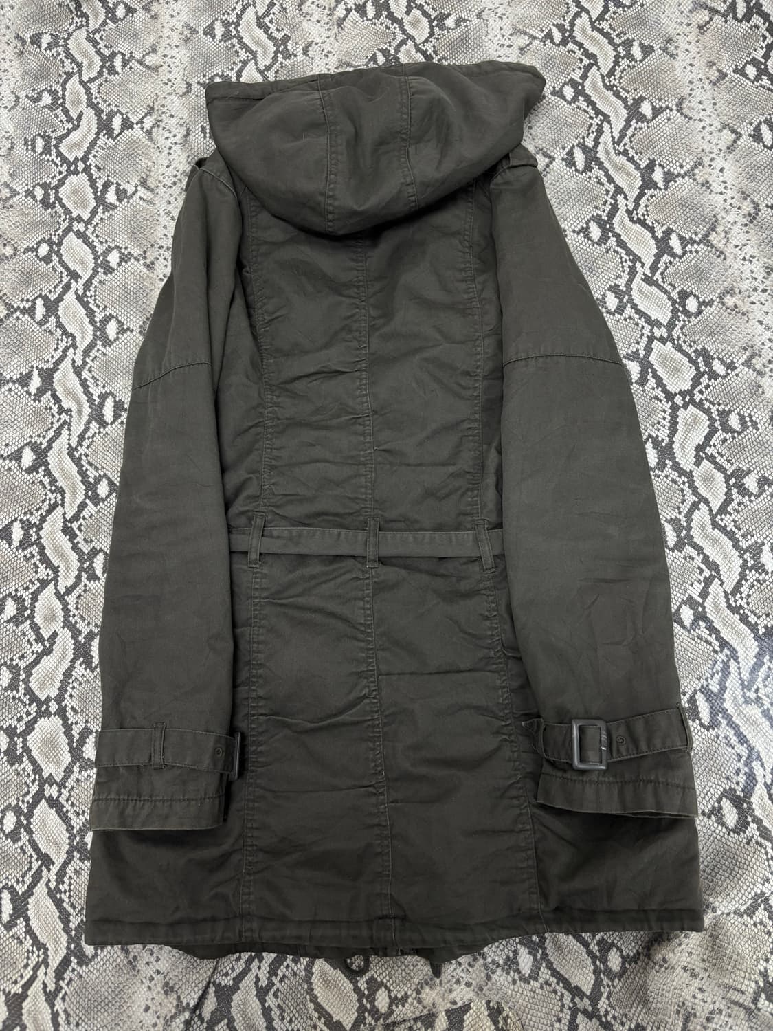 Grunge Mood Gimmick Design Over-Hoodie J 상품이미지9