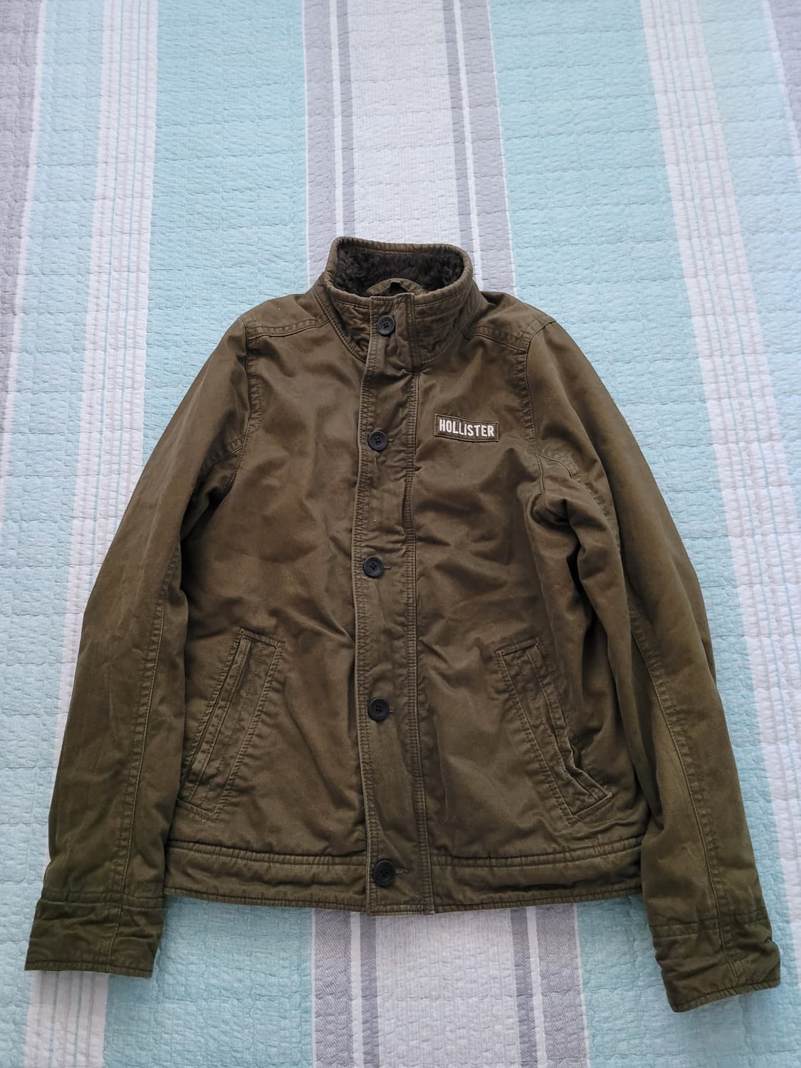 아베크롬비 홀리스터 워크웨어 울프죠 야상자켓 Hollister XL  상품이미지10