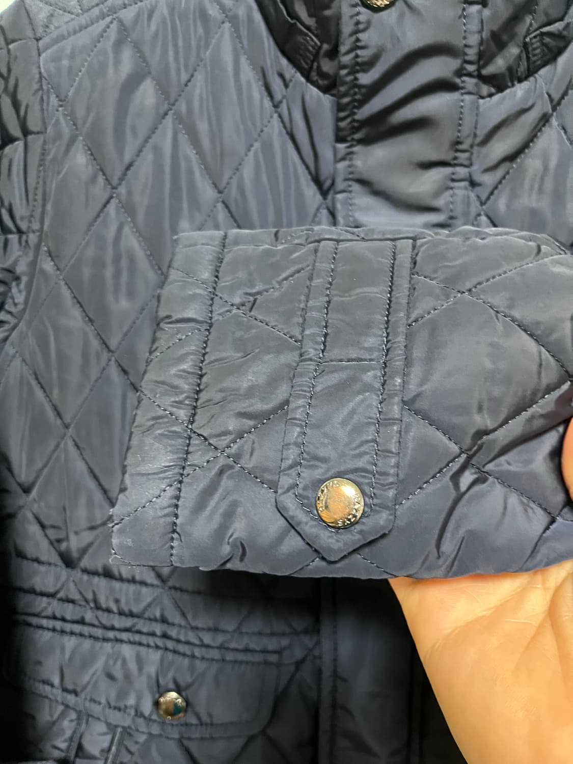 헤지스 키즈 네이비 퀼팅 자켓 상품이미지4