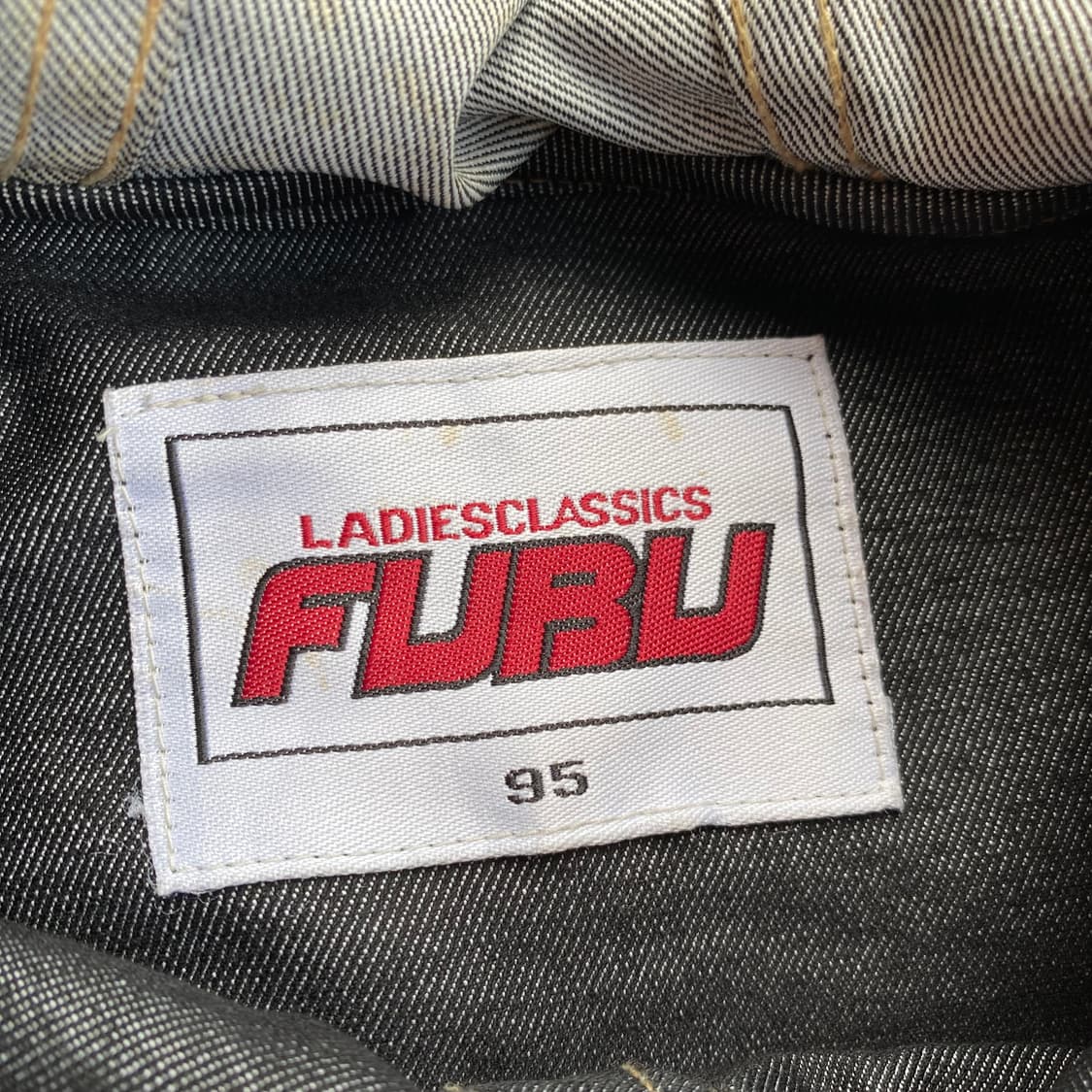 [95] 00s FUBU Y2K 데님 후드 자켓 상품이미지6