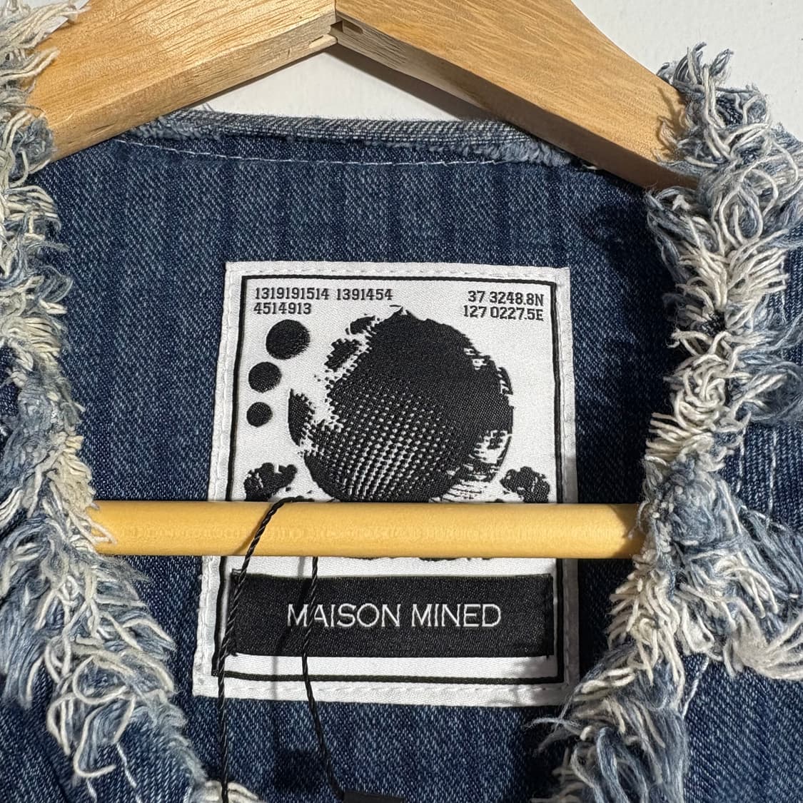 메종미네드 워싱 데님 크롭 자켓 (무료배송) 상품이미지4