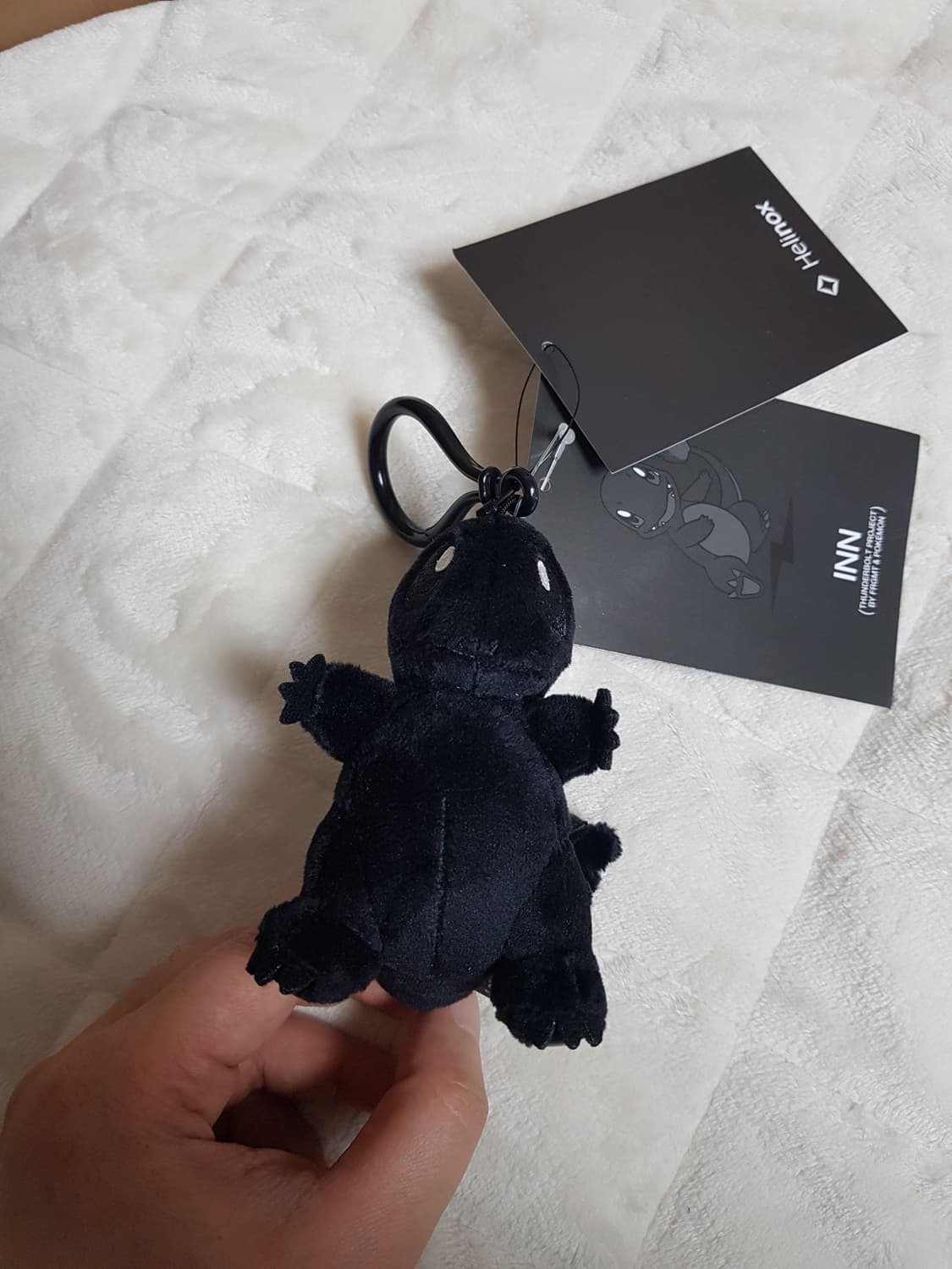 프라그먼트 포켓몬 파이리 인형 키링 블랙 상품이미지1