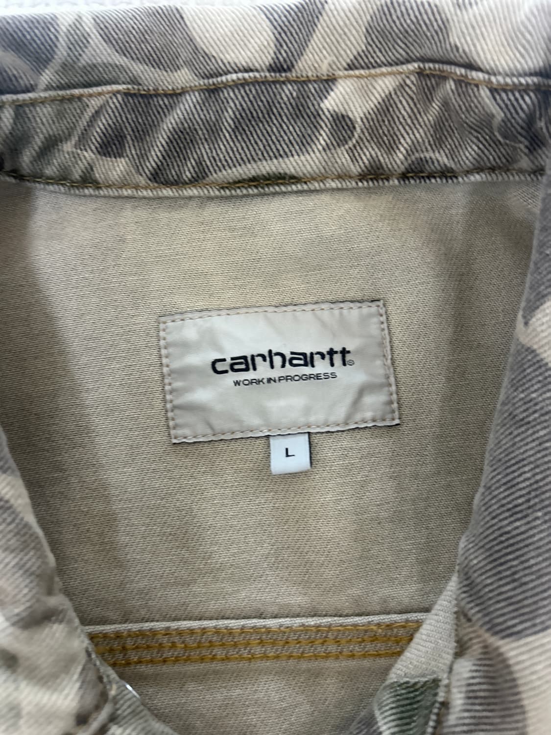 칼하트 웹 덕 카모 헬스턴 자켓 블리치드 자켓 상품이미지3