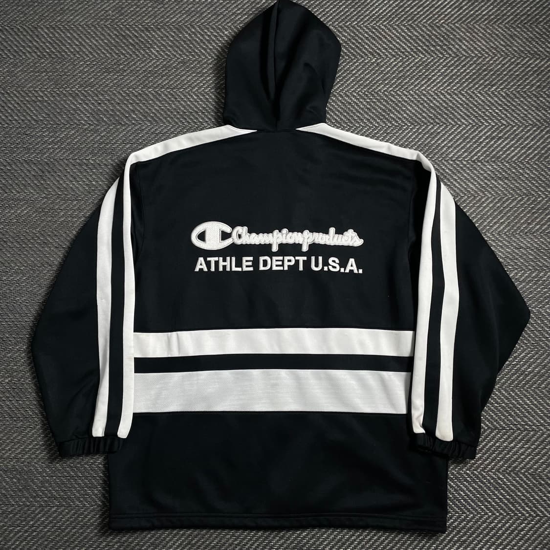 챔피온 올드스쿨 스펠아웃 빅로고 후드 트랙 탑 자켓o 4701 상품이미지5