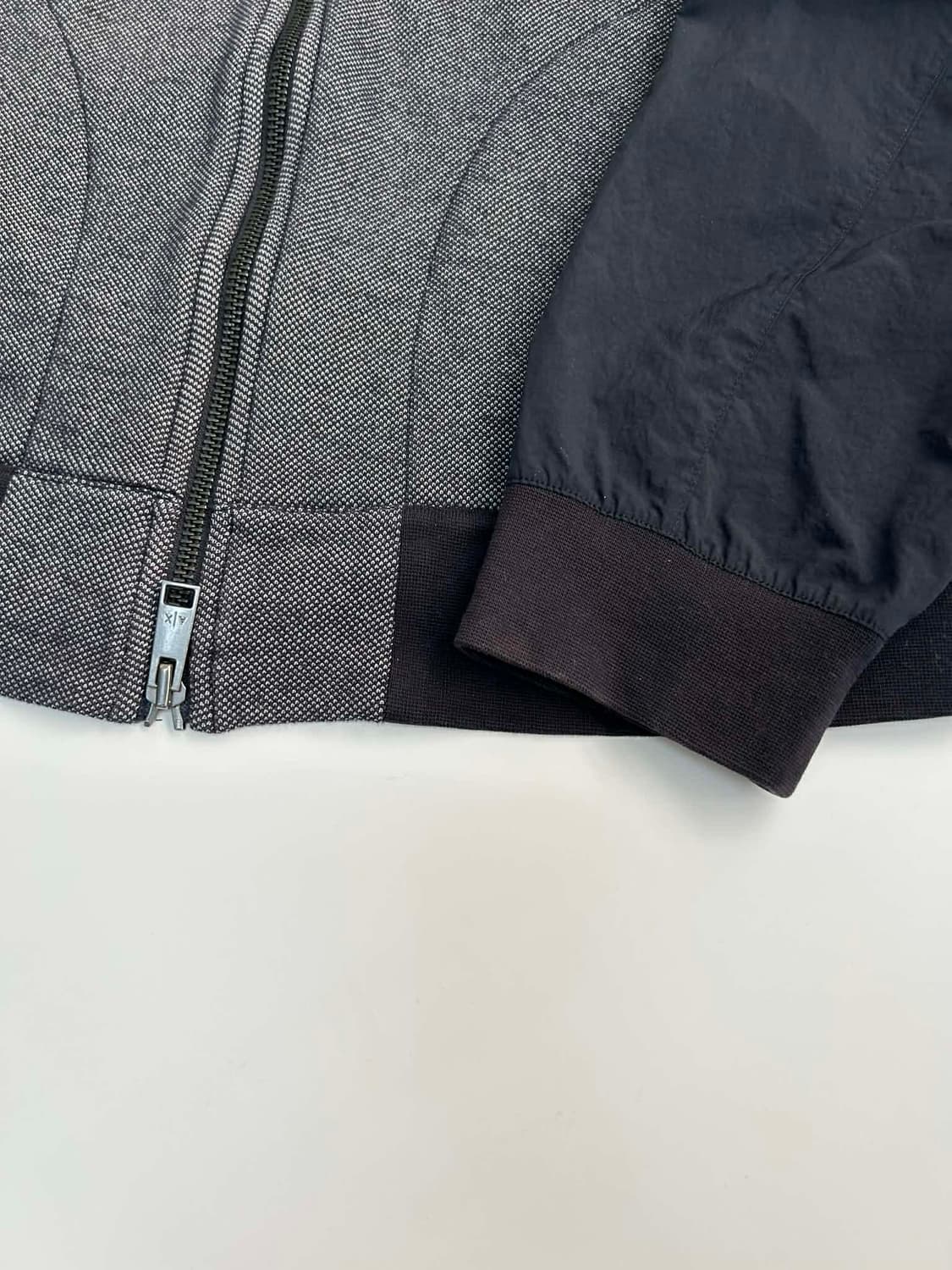 [L] 아르마니 익스체인지 해링턴  믹스 패브릭 집업 자켓 상품이미지8