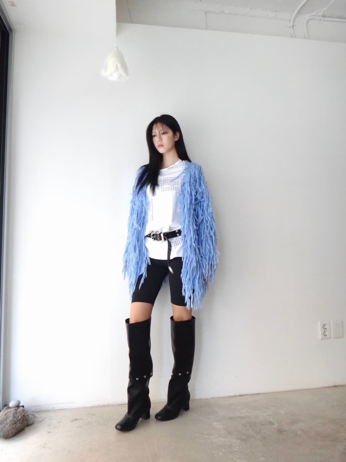 Bubble tassel trimming cardigan  상품이미지2