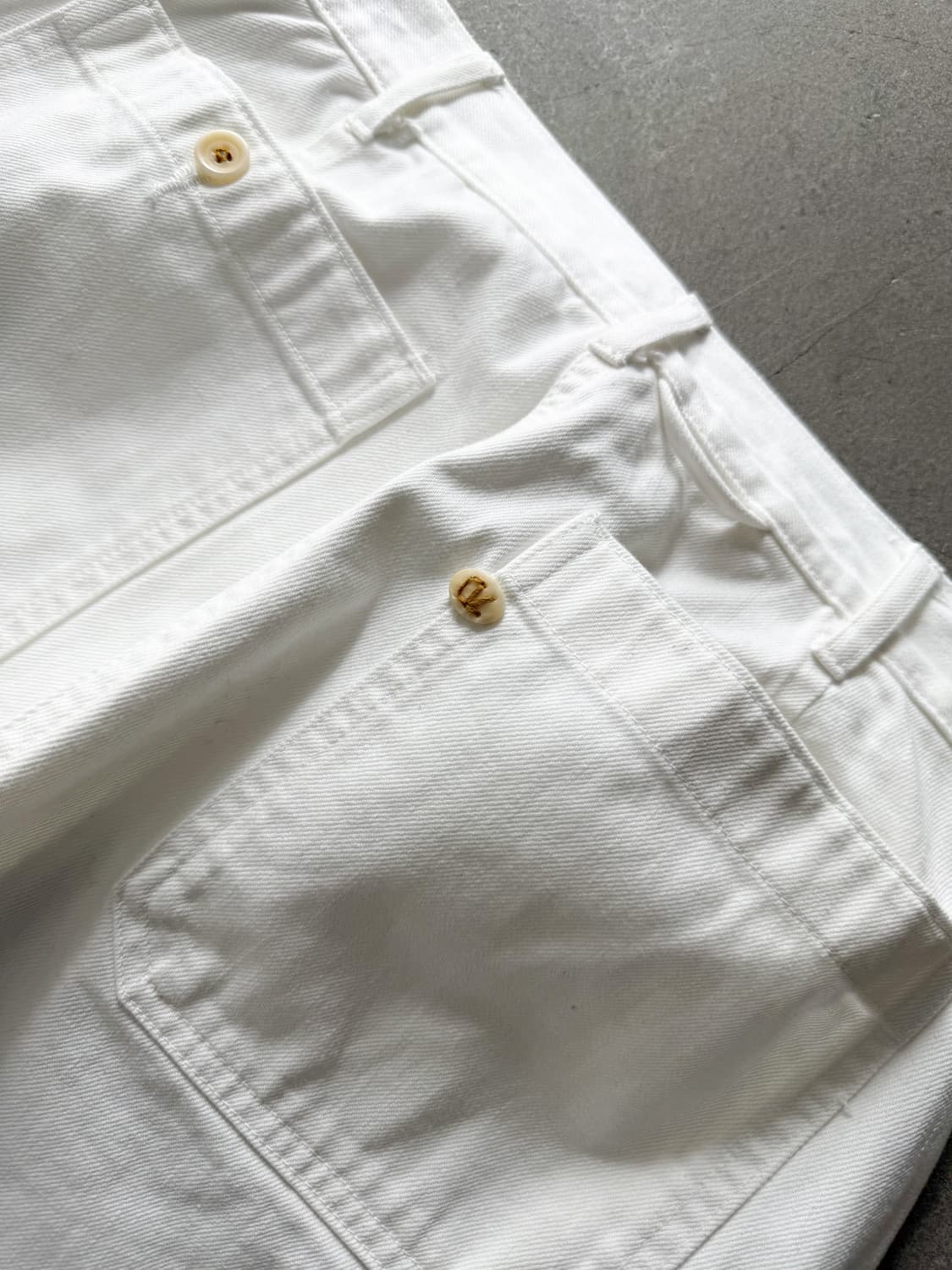 45RPM Japan White Denim Wide Pants 상품이미지9