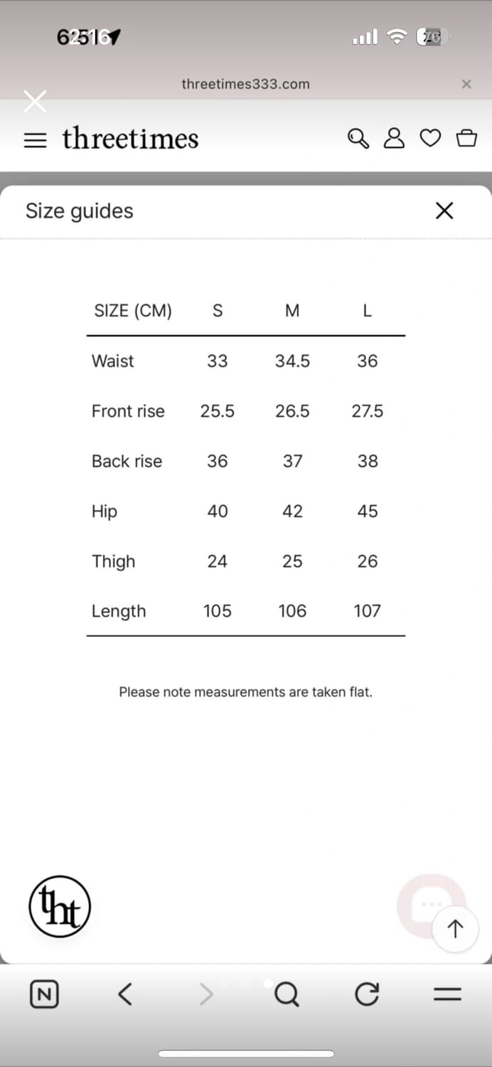 쓰리타임즈 5501 부츠컷 블랙진 상품이미지3