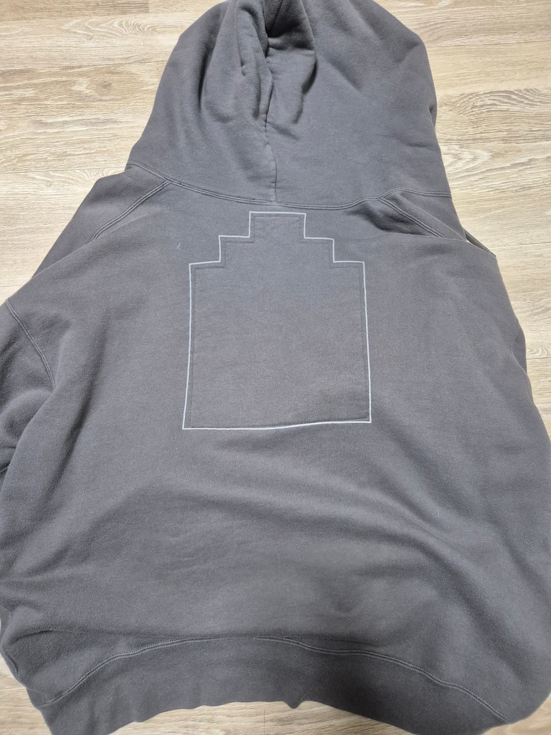 카브엠트 24SS 자수 후드집업 차콜 L 상품이미지3